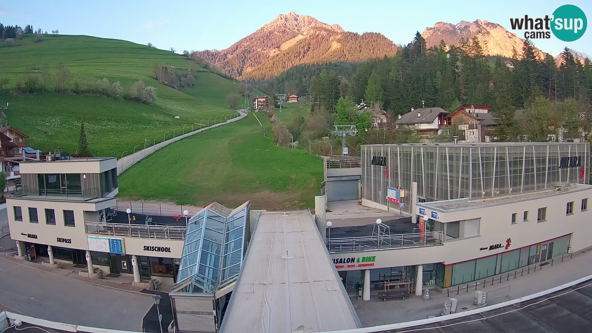 Kronplatz spletna kamera Miara spodnja postaja