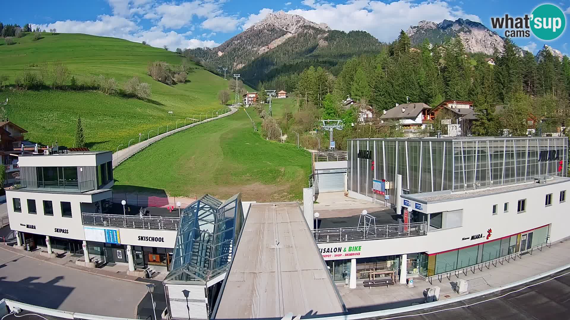 Kronplatz spletna kamera Miara spodnja postaja