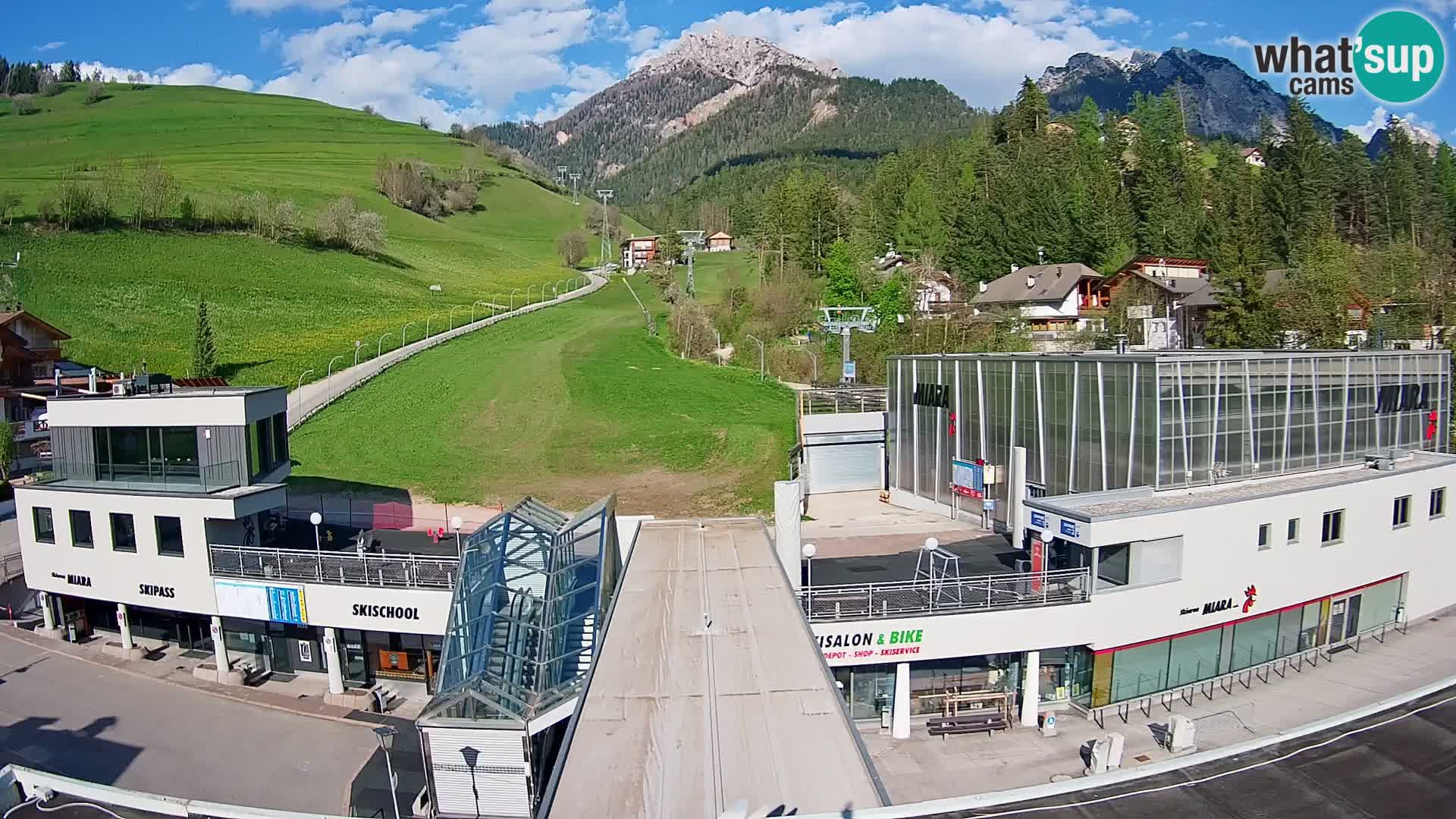Kronplatz spletna kamera Miara spodnja postaja