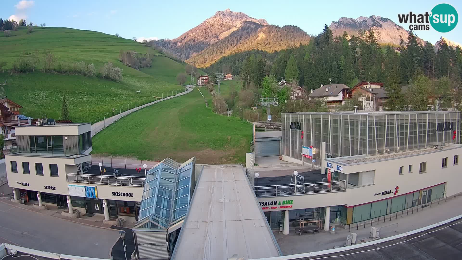 Plan de Corones Kronplatz Miara webcam en vivo – estación de valle