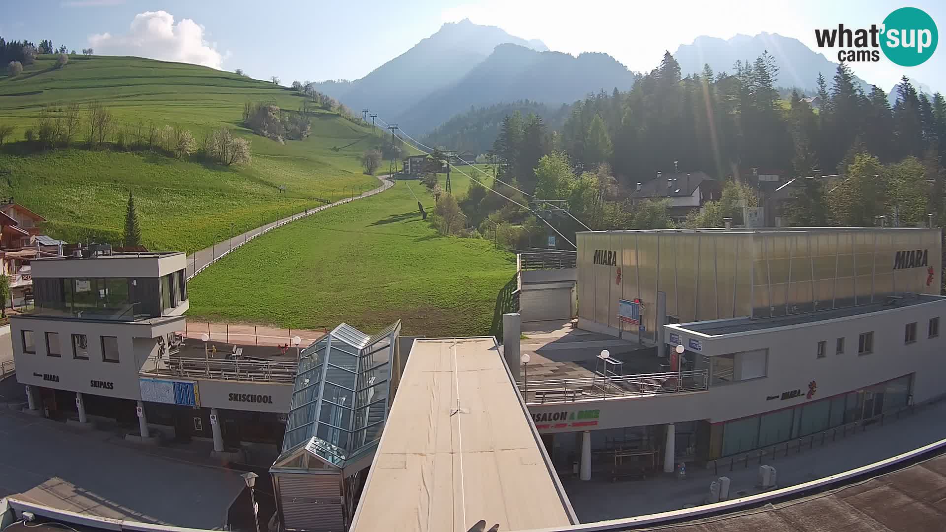 Plan de Corones Kronplatz Miara webcam en vivo – estación de valle