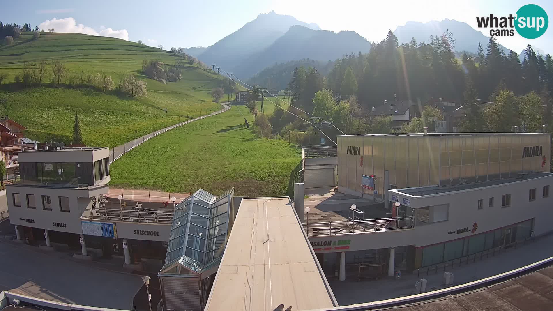 Plan de Corones Kronplatz Miara webcam en vivo – estación de valle