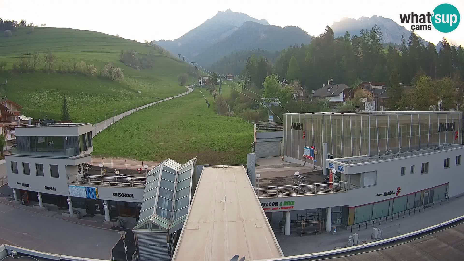 Plan de Corones Kronplatz Miara webcam en vivo – estación de valle