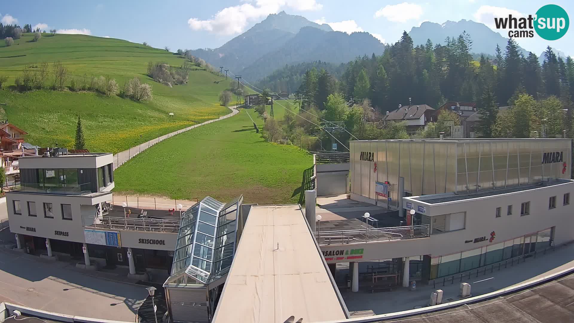 Kronplatz spletna kamera Miara spodnja postaja