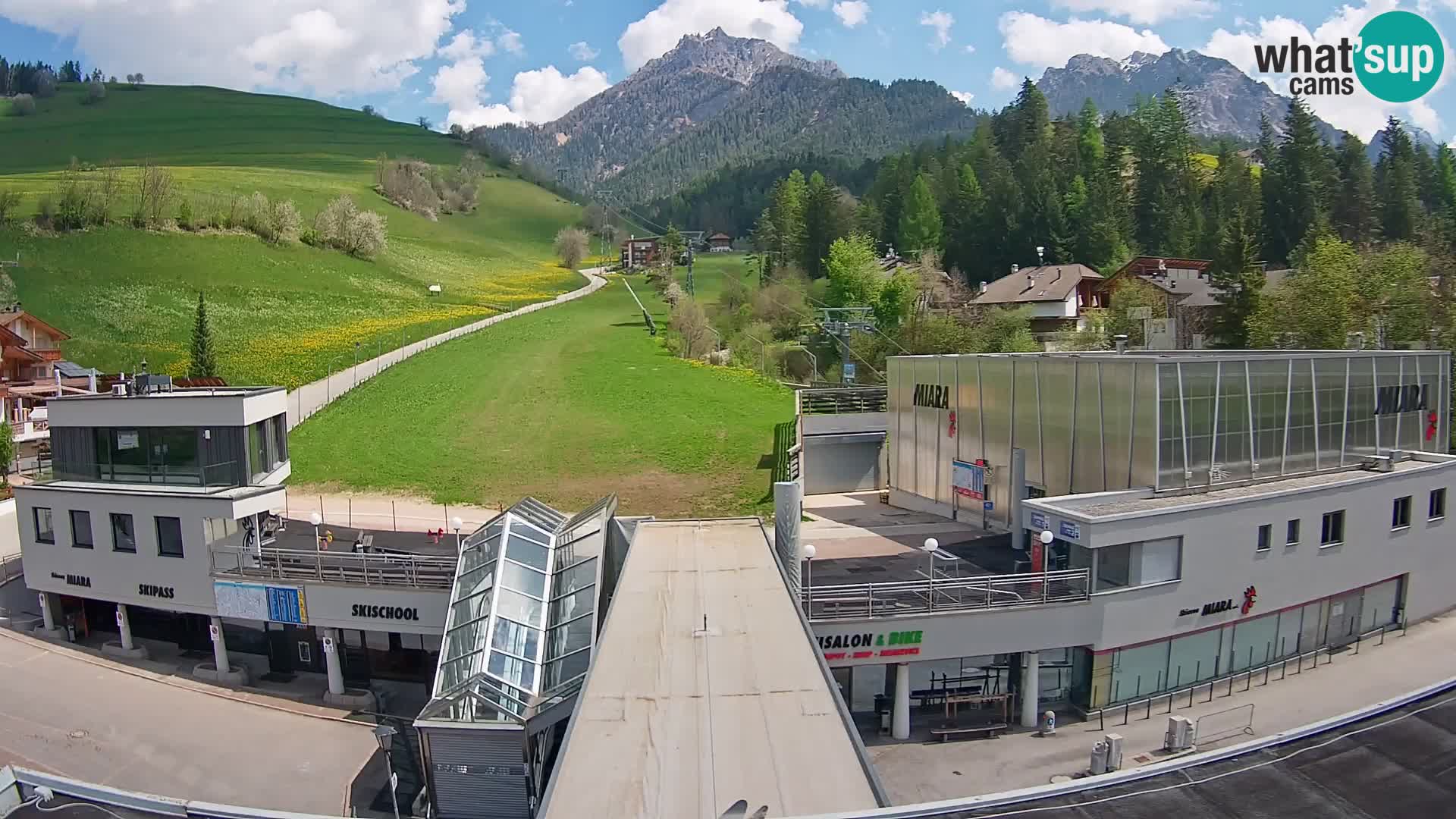 Kronplatz webcam Valley sation of Miara