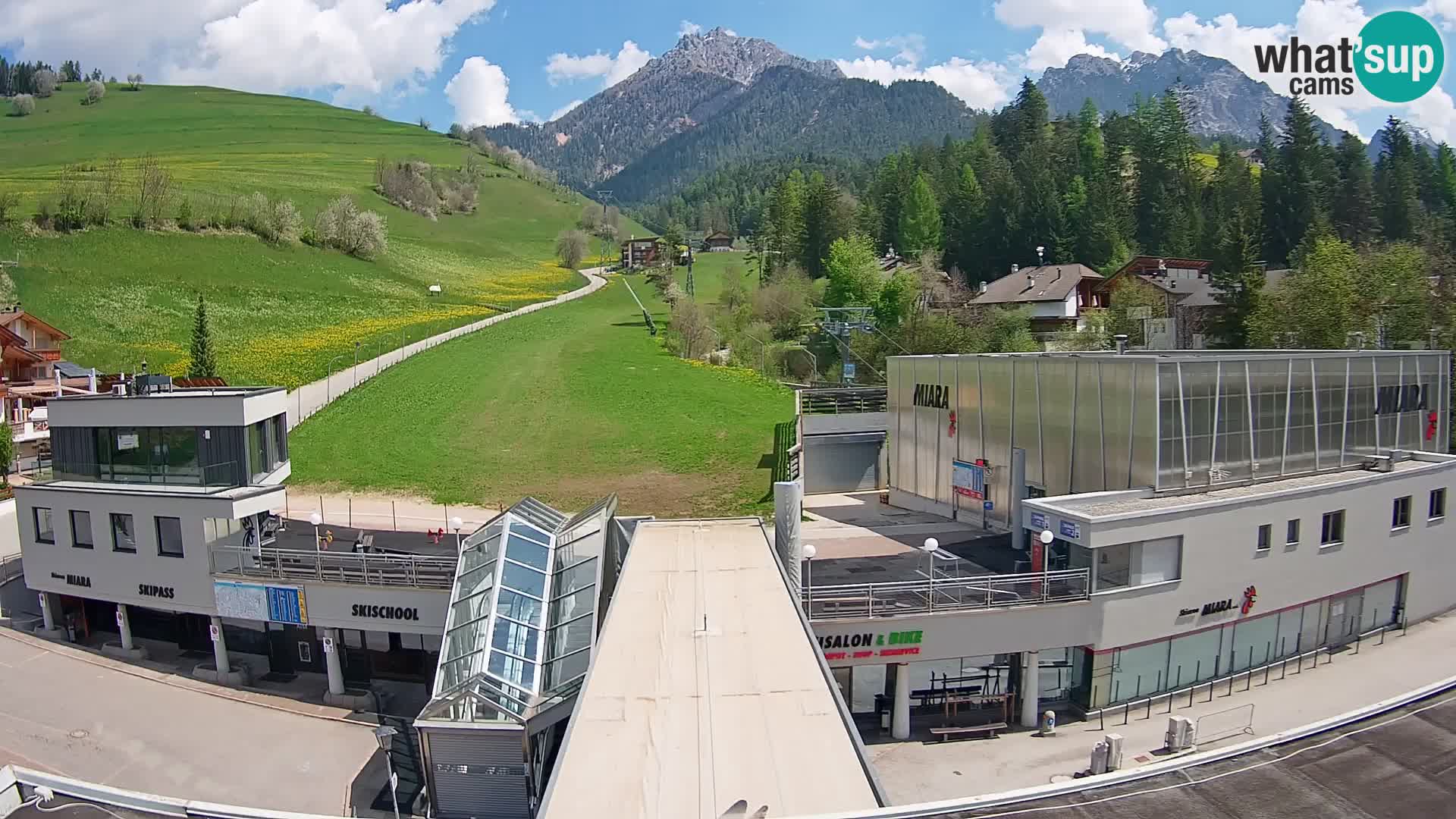 Kronplatz spletna kamera Miara spodnja postaja