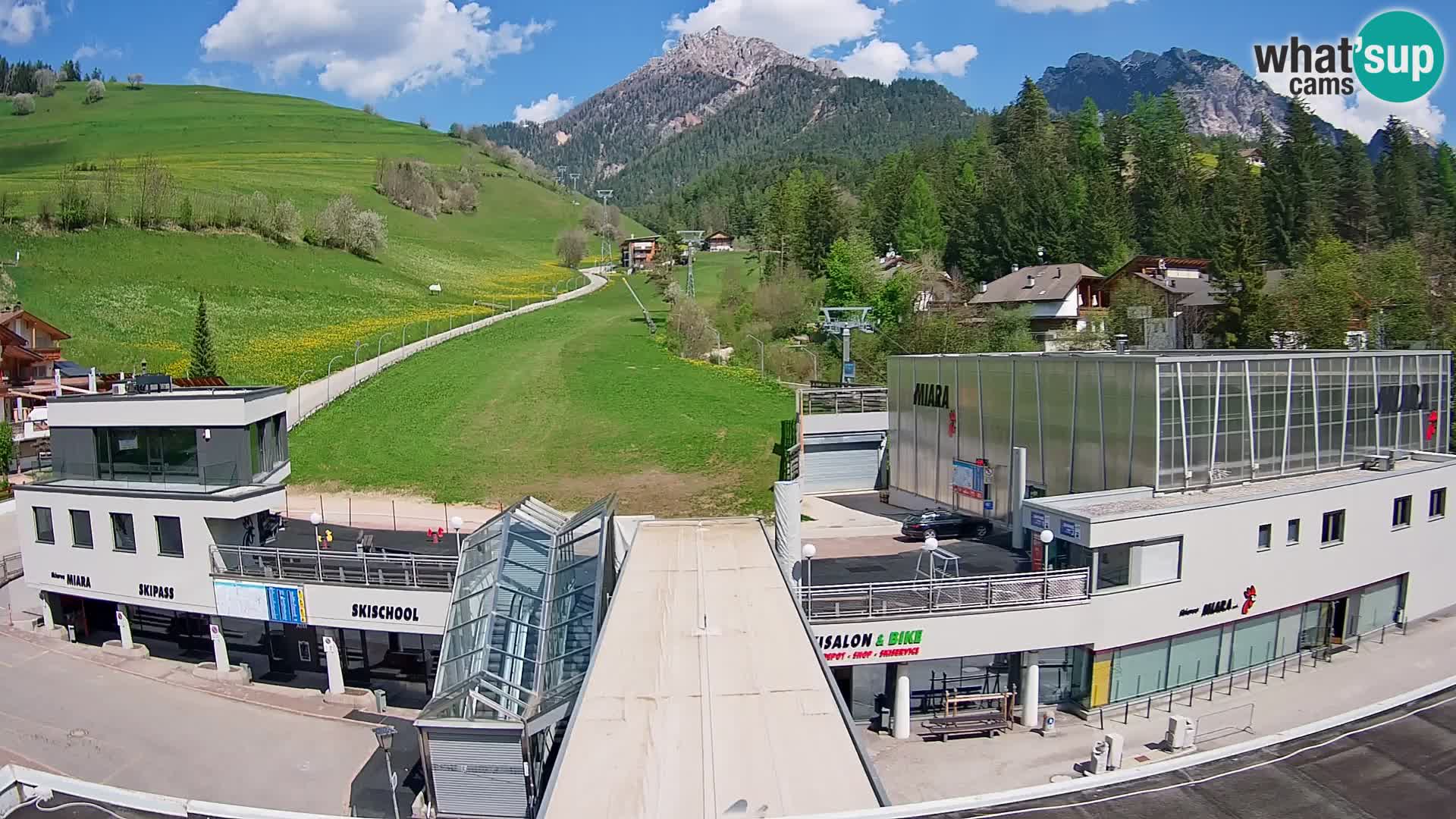 Plan de Corones Kronplatz Miara webcam en vivo – estación de valle
