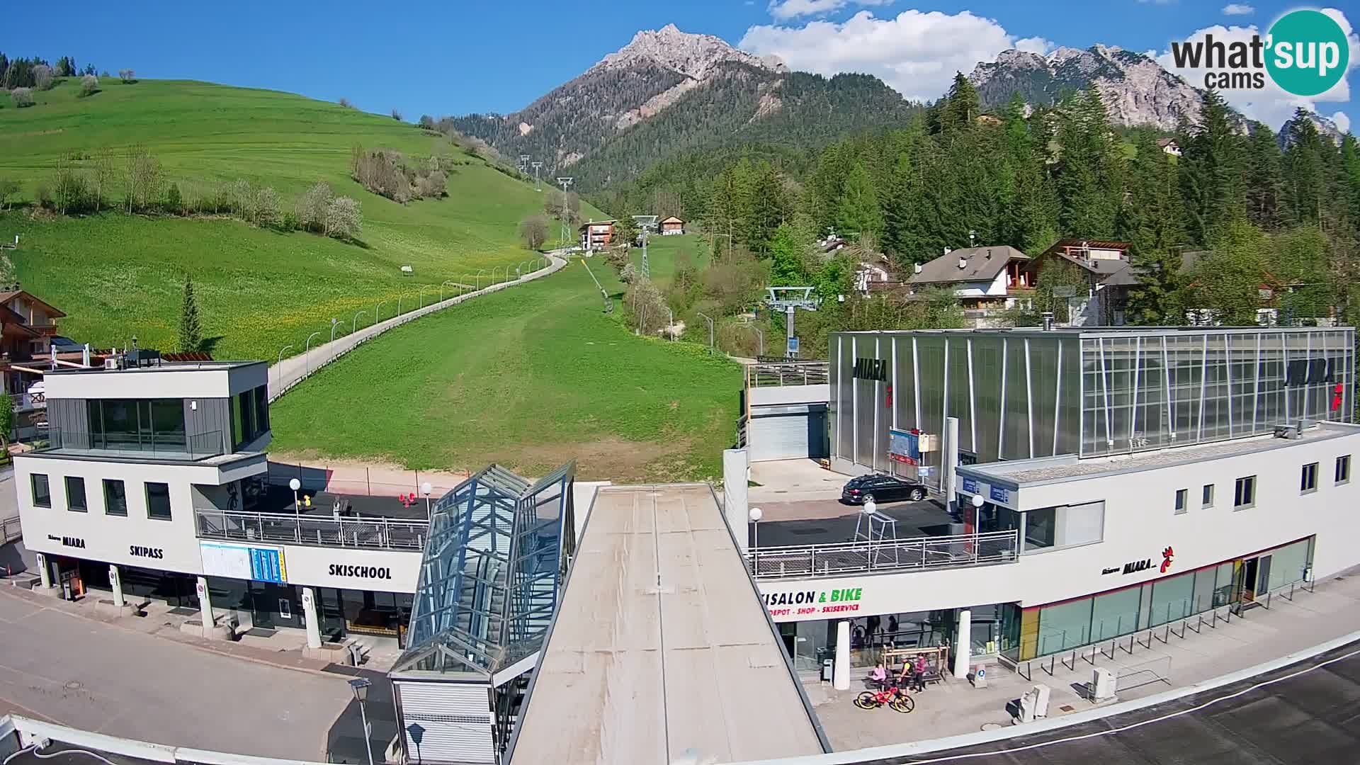 Kronplatz webcam Valley sation of Miara