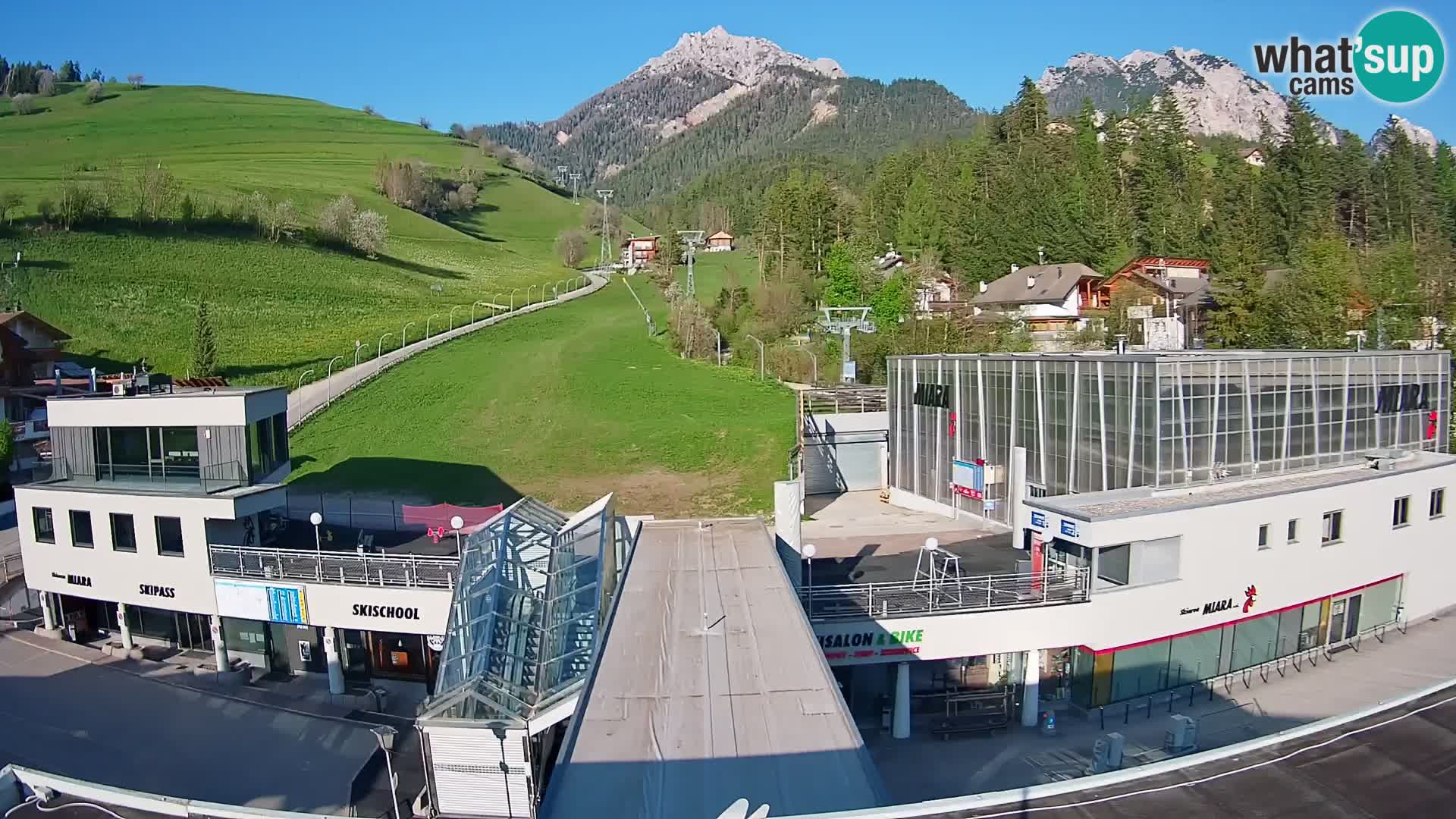 Kronplatz webcam Valley sation of Miara