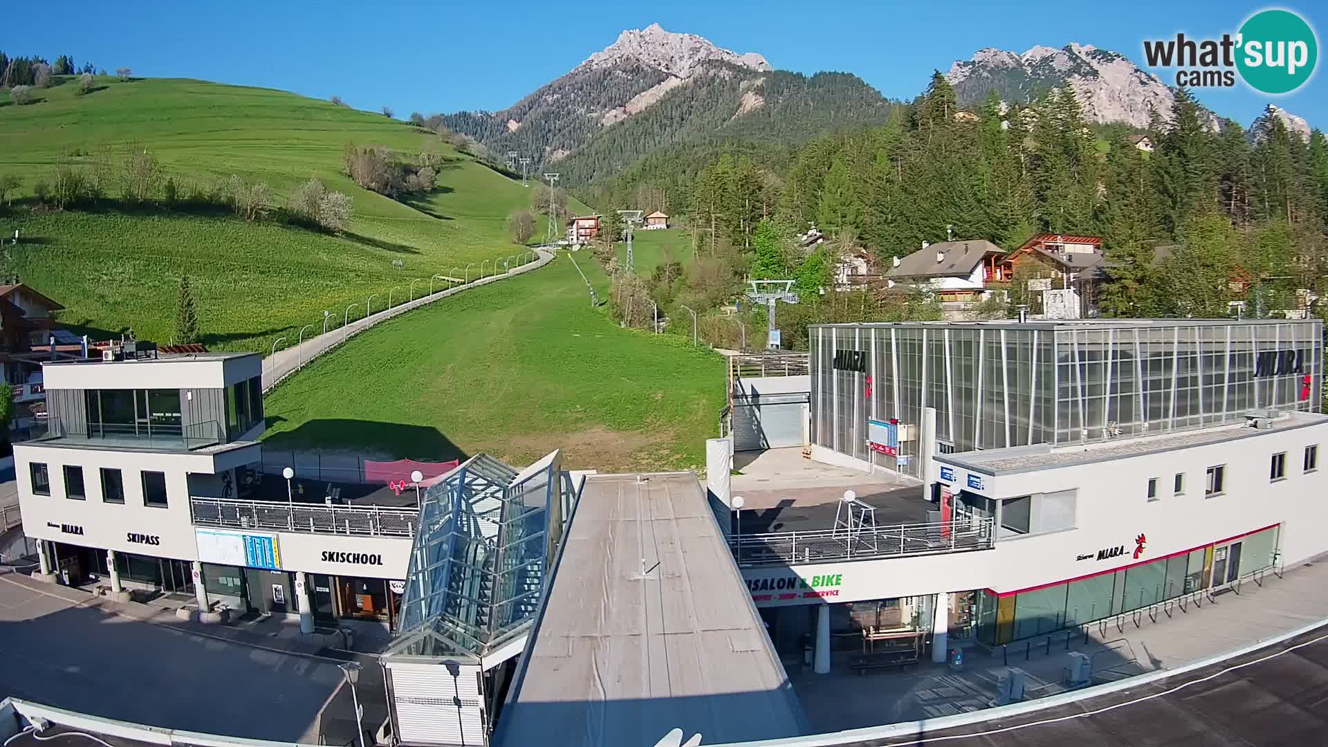 Plan de Corones Kronplatz Miara webcam en vivo – estación de valle