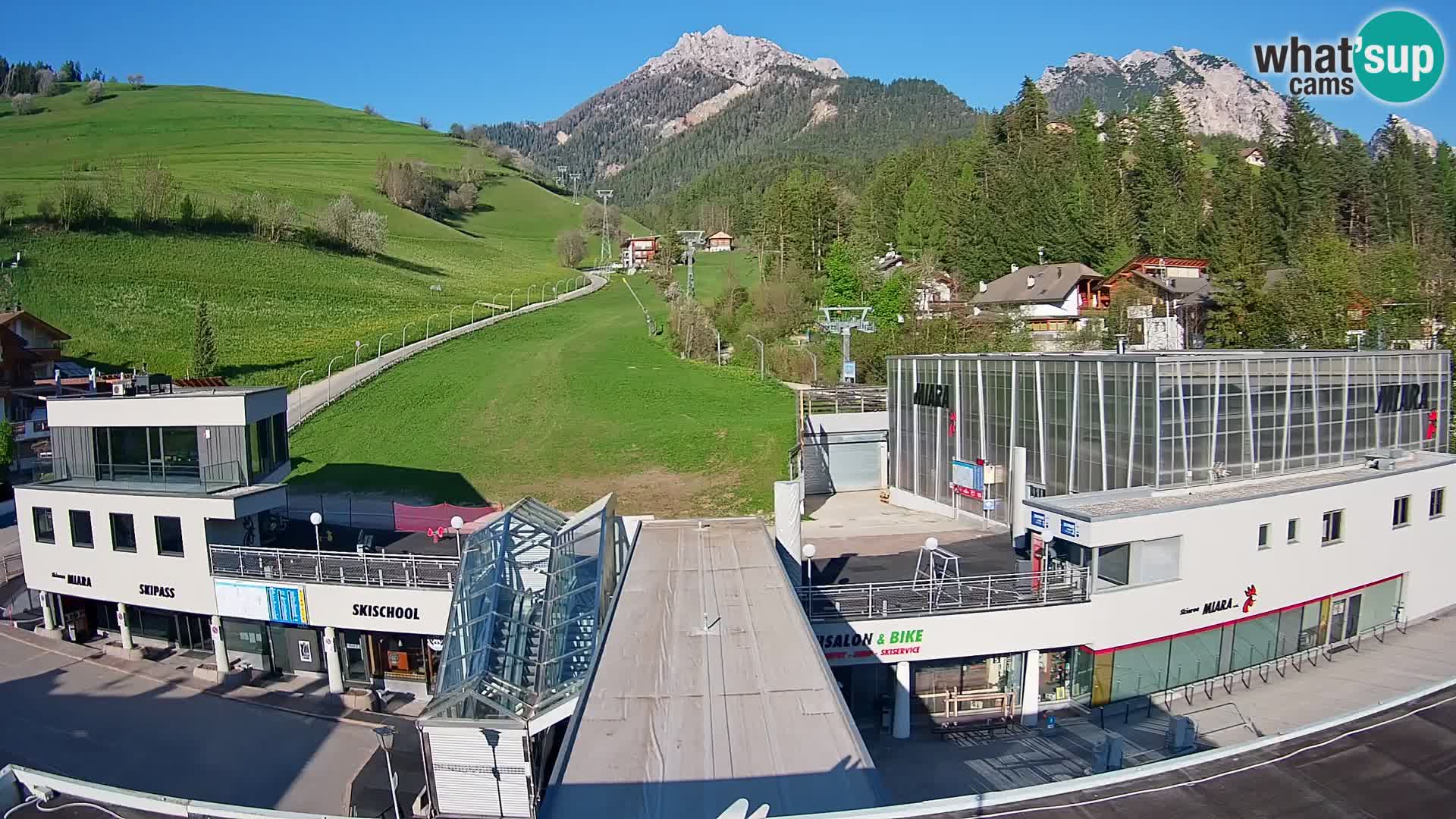 Kronplatz webcam Valley sation of Miara