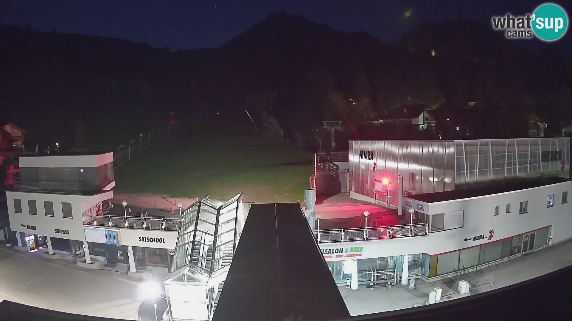 Plan de Corones Kronplatz Miara webcam en vivo – estación de valle