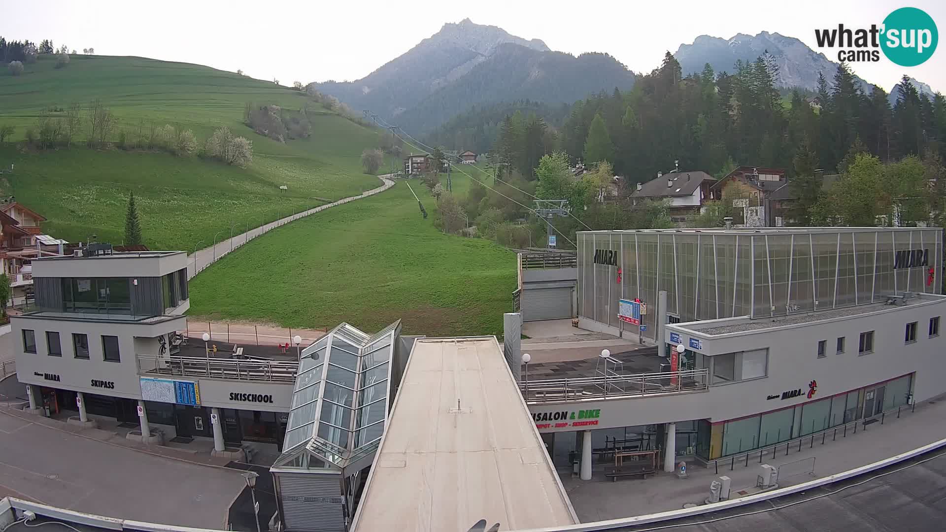 Kronplatz webcam Valley sation of Miara