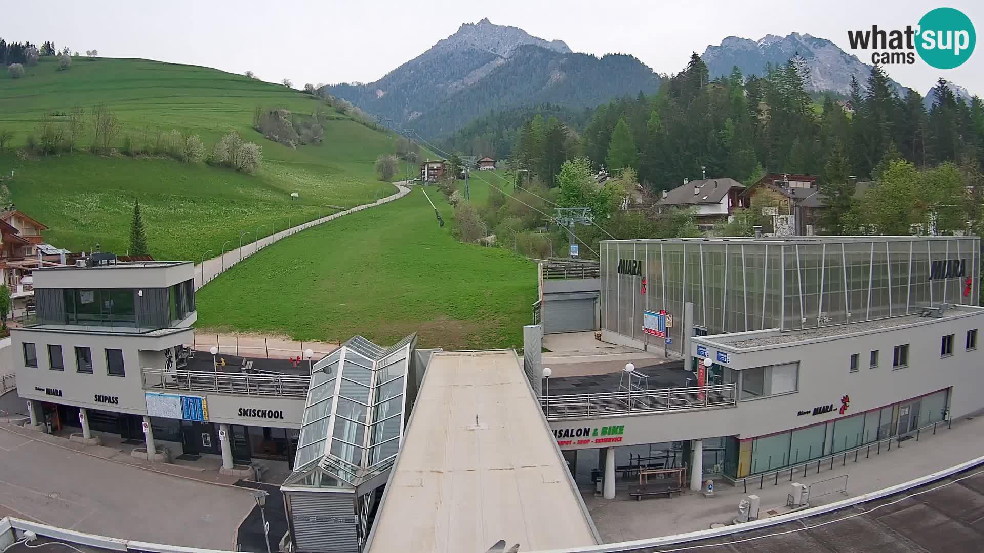 Kronplatz webcam Valley sation of Miara