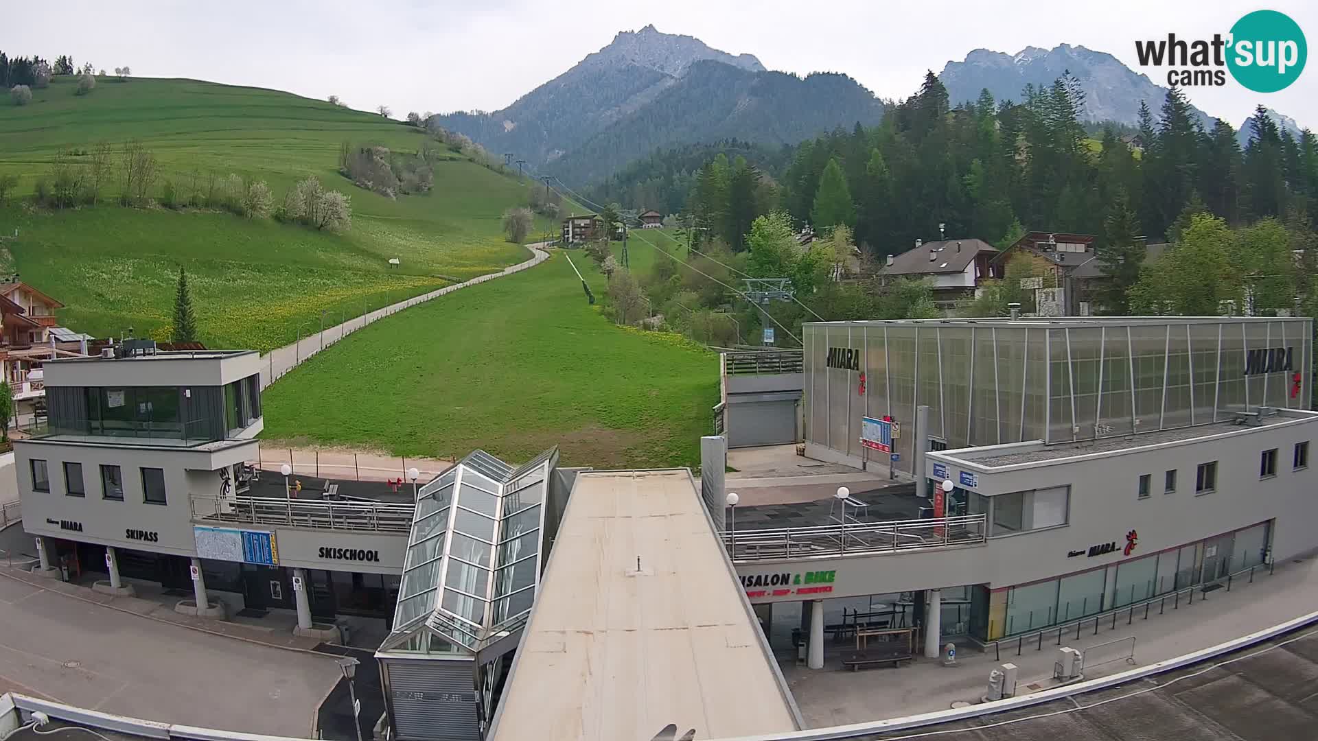 Kronplatz webcam Valley sation of Miara