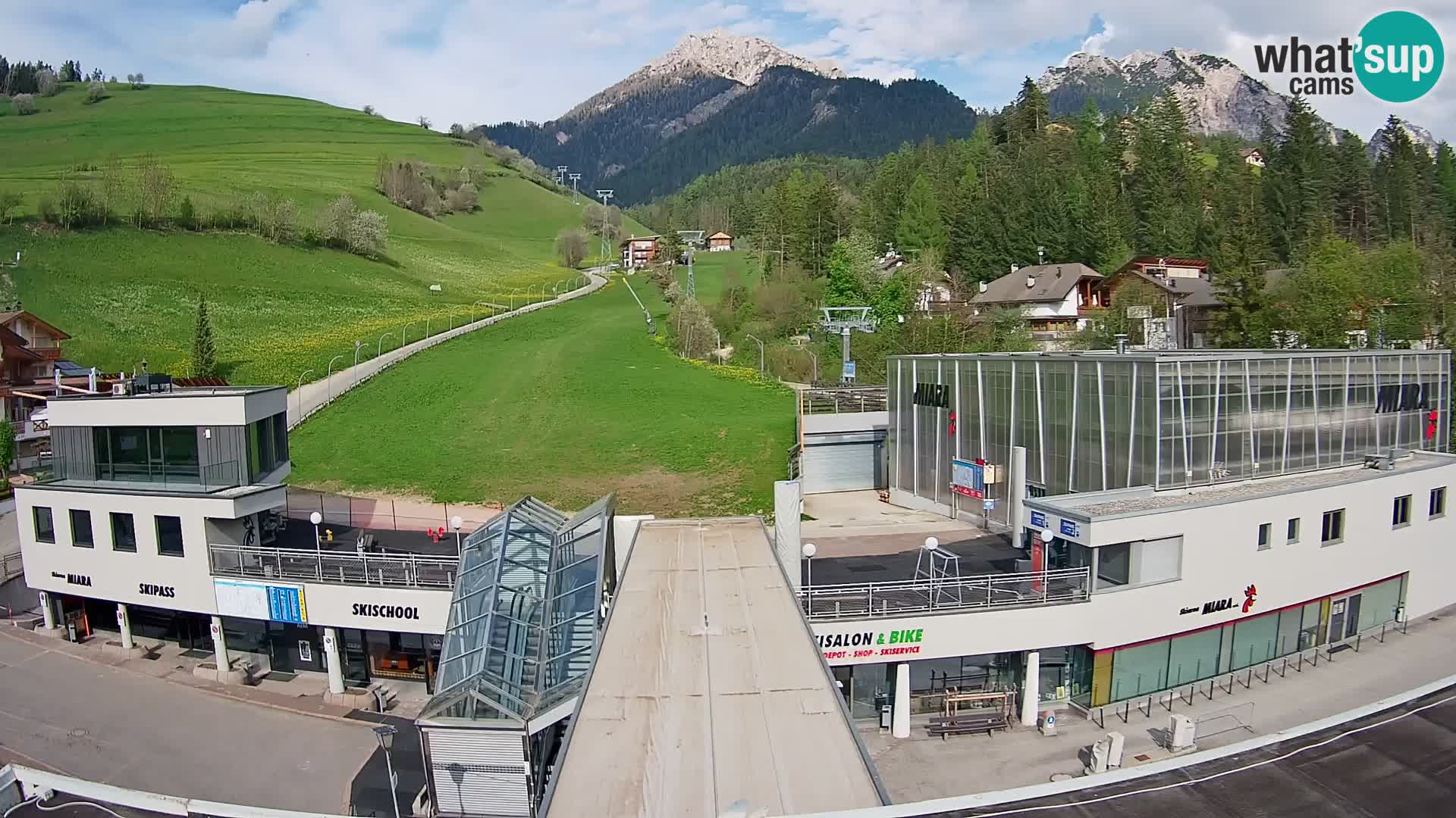 Kronplatz webcam Valley sation of Miara