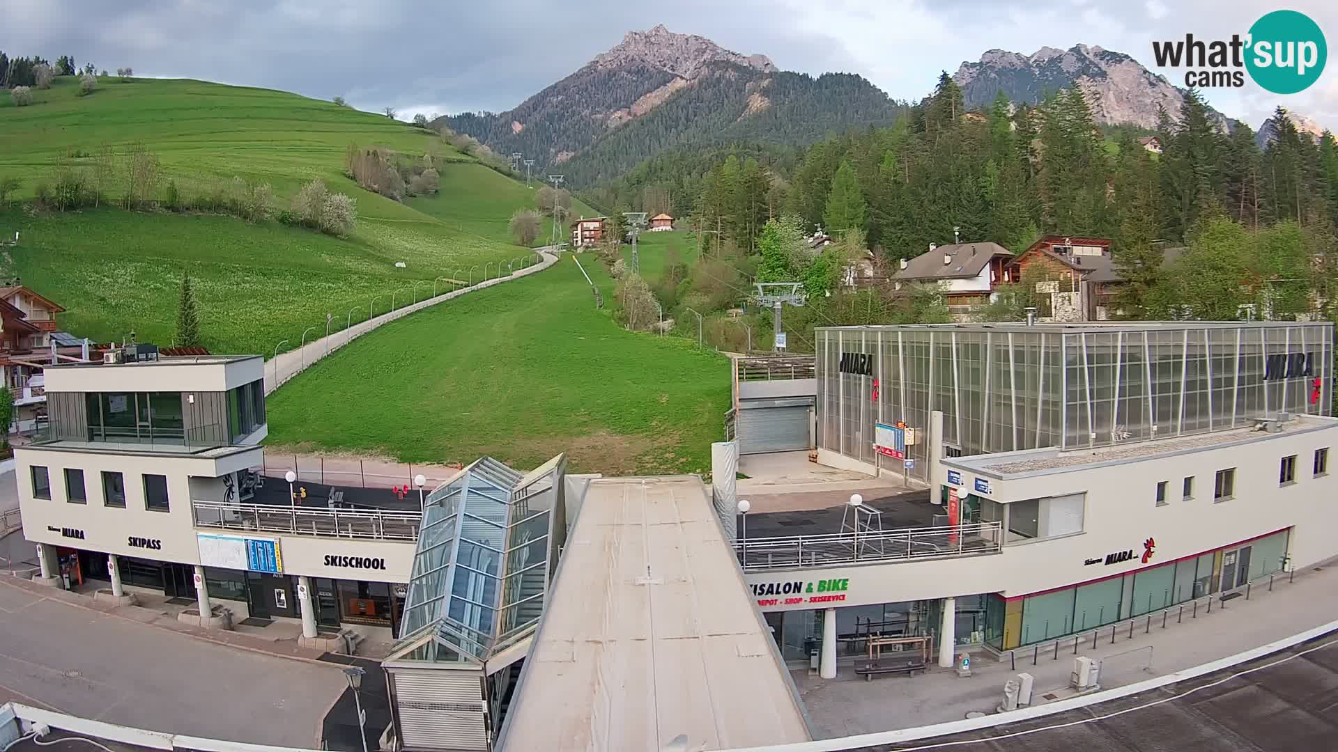 Kronplatz webcam Valley sation of Miara