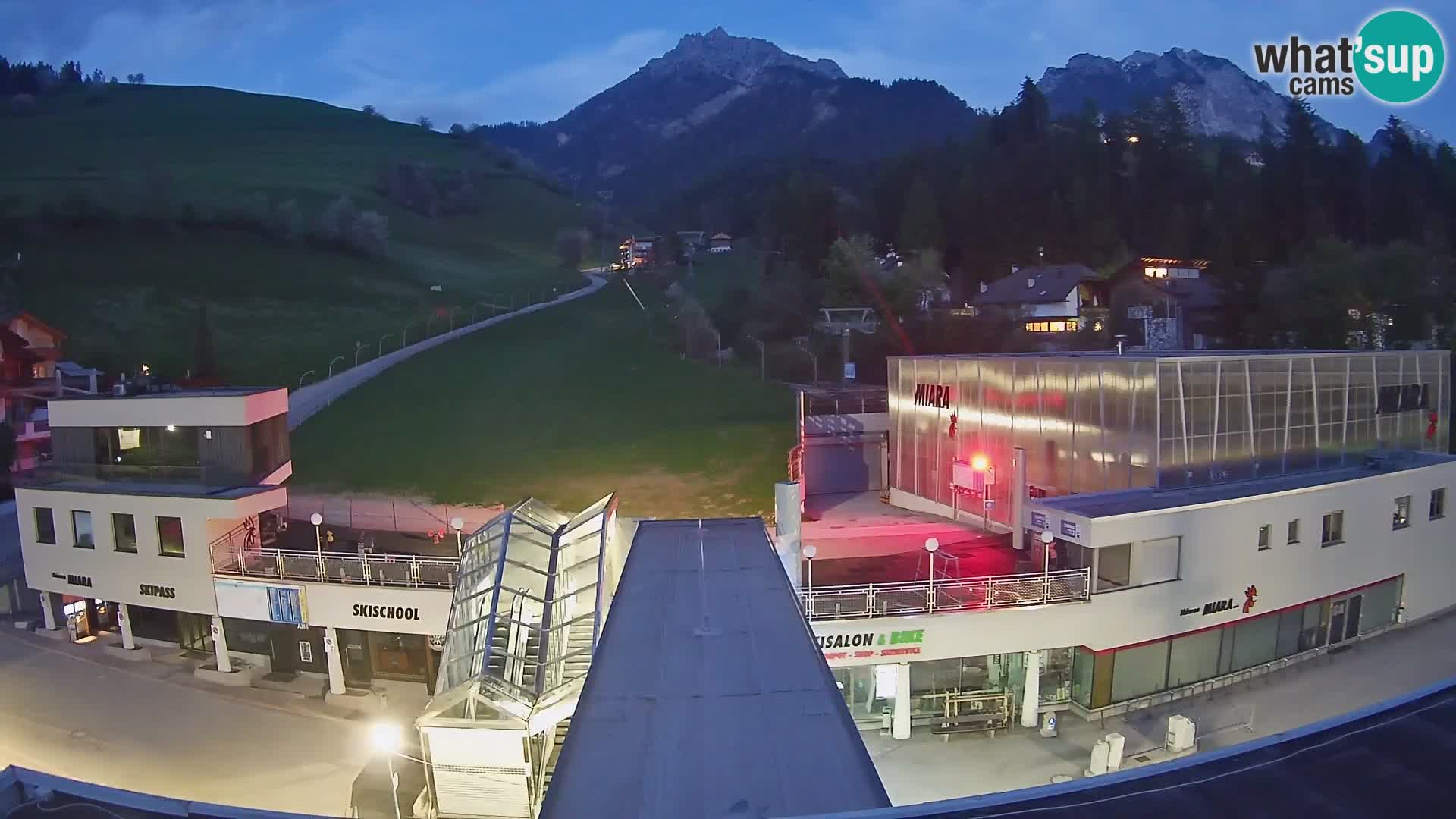 Kronplatz webcam Valley sation of Miara