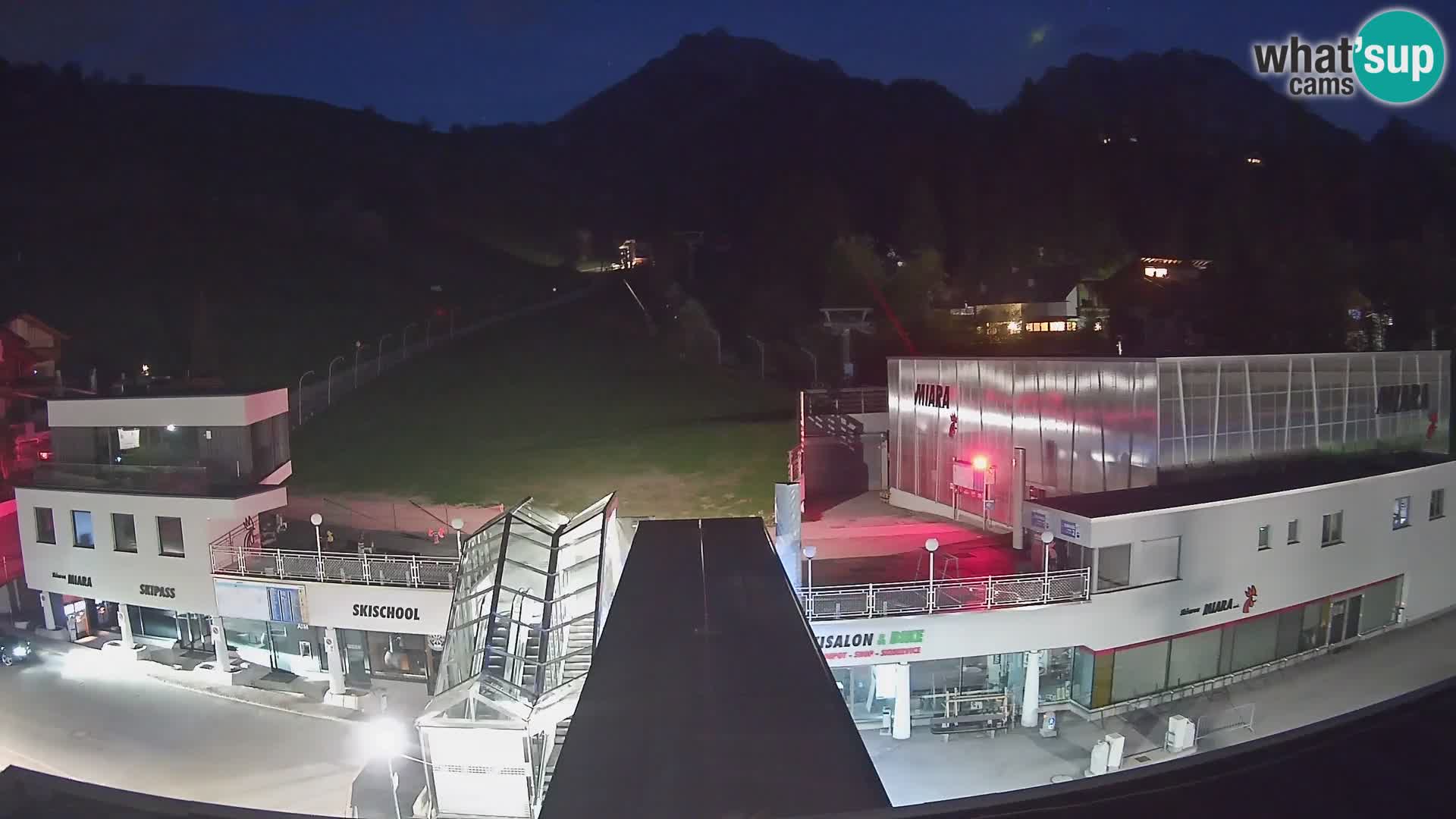 Kronplatz spletna kamera Miara spodnja postaja