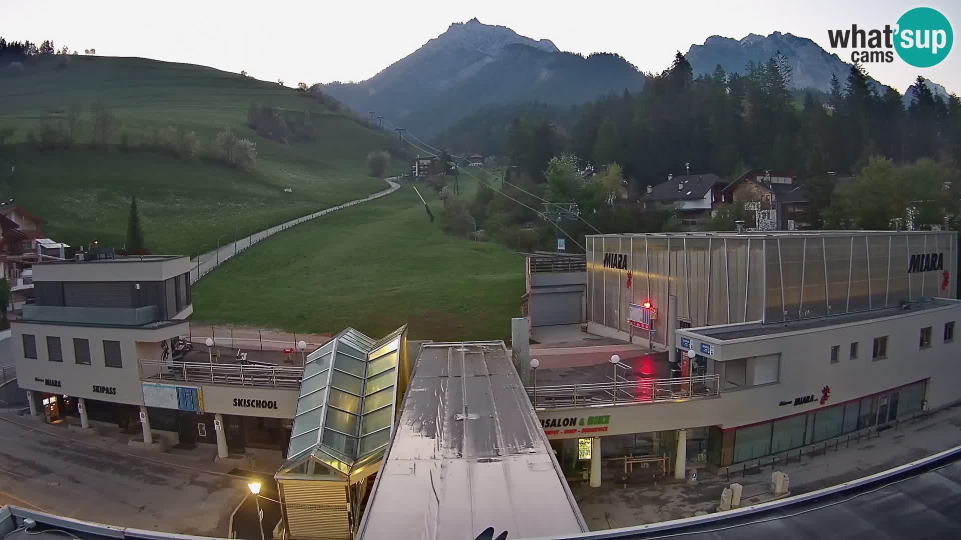 Plan de Corones Kronplatz Miara webcam en vivo – estación de valle