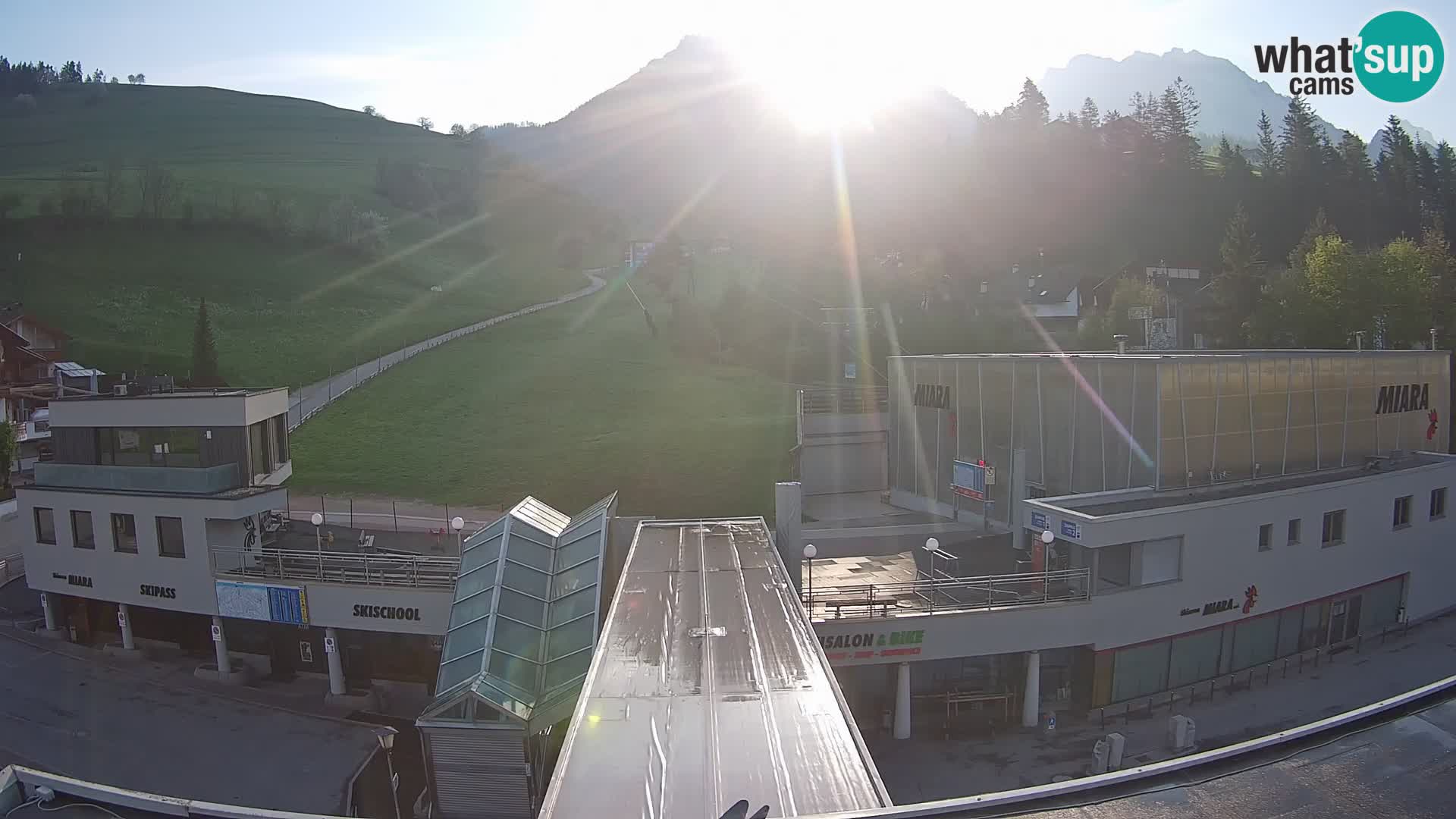 Plan de Corones Kronplatz Miara webcam en vivo – estación de valle