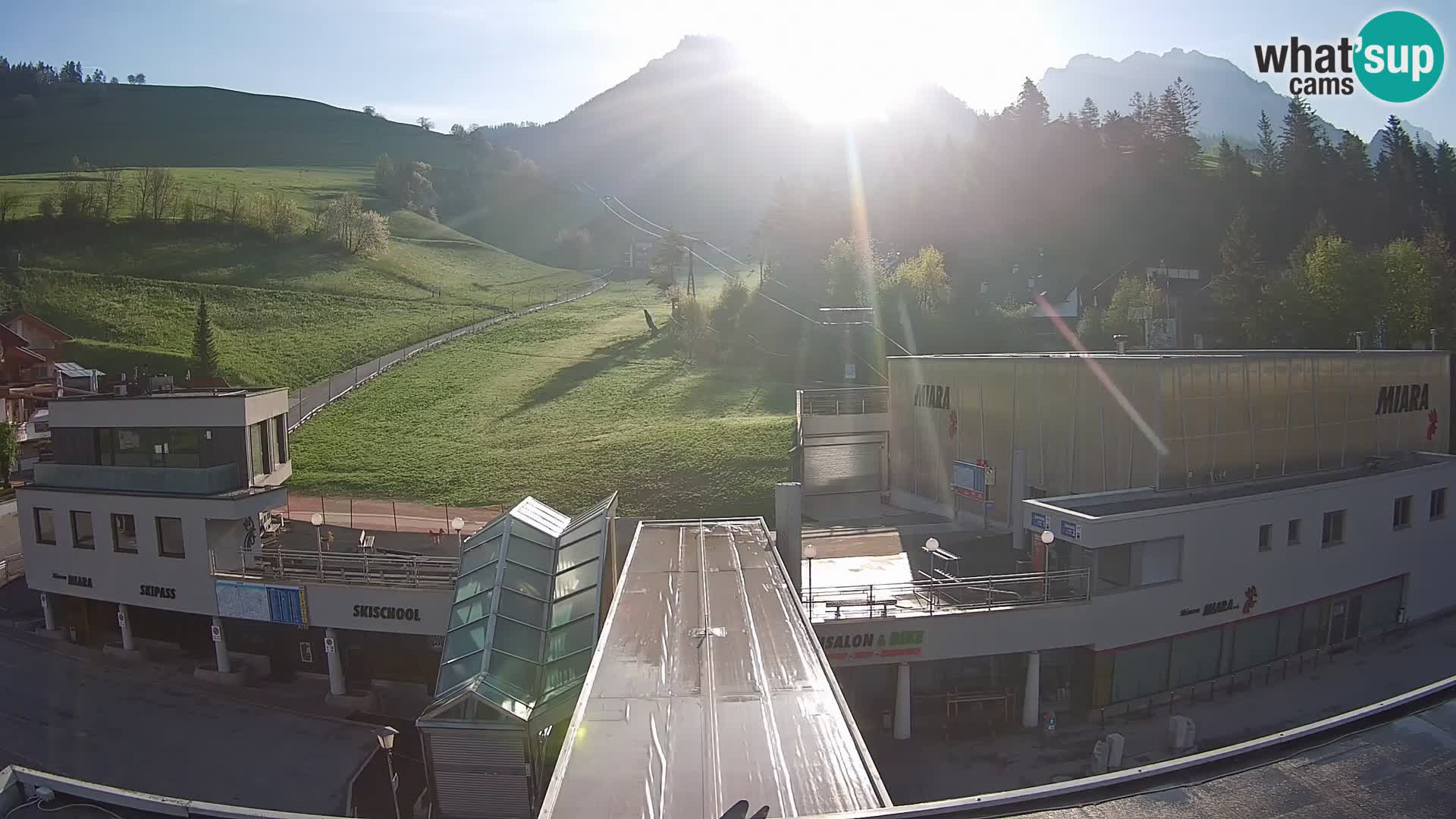 Plan de Corones Kronplatz Miara webcam en vivo – estación de valle