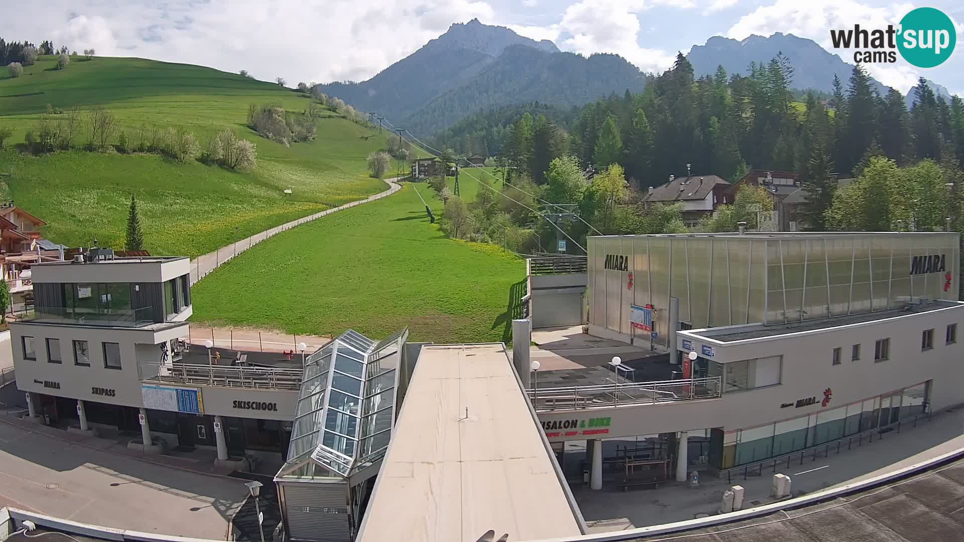 Kronplatz webcam Valley sation of Miara