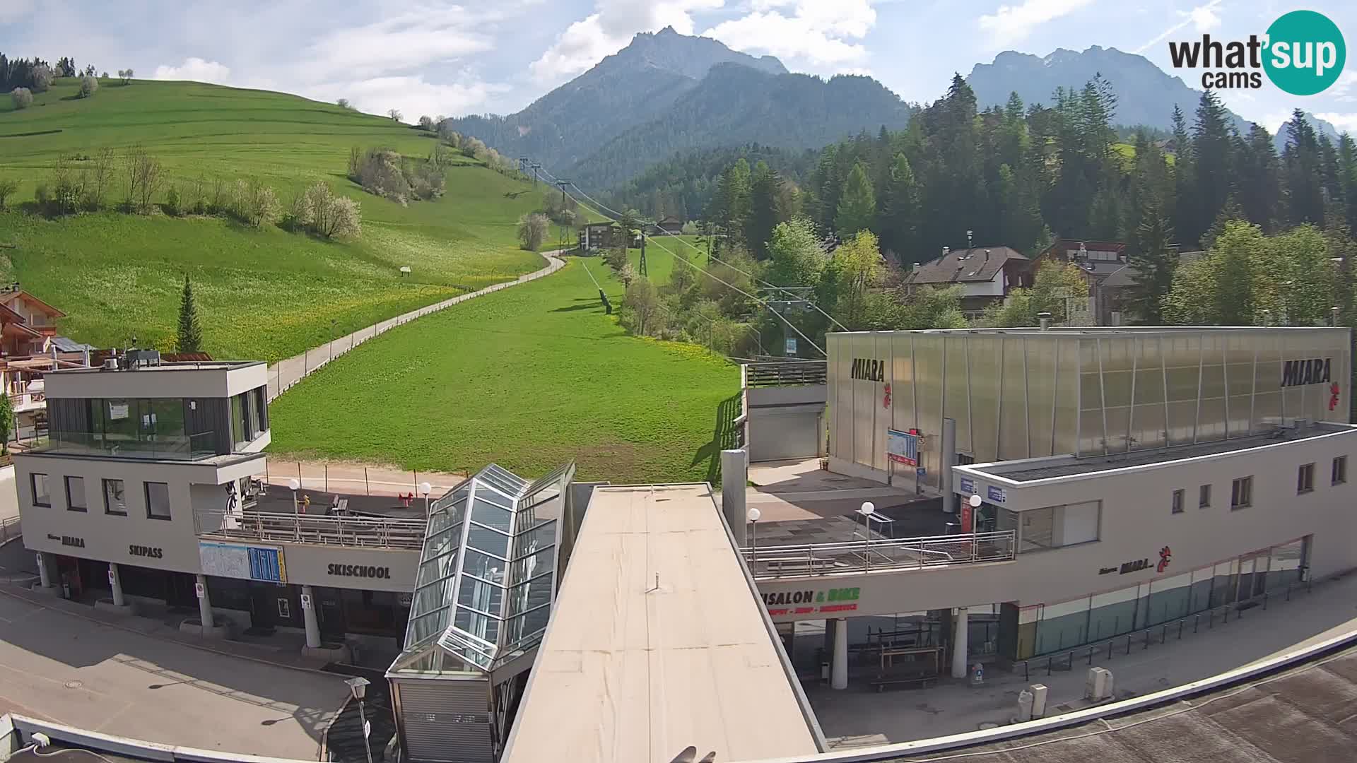 Plan de Corones Kronplatz Miara webcam en vivo – estación de valle