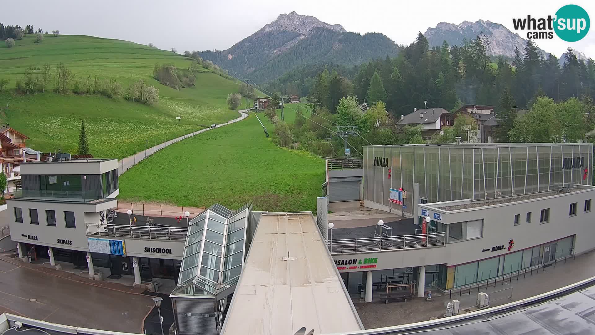 Kronplatz webcam Valley sation of Miara