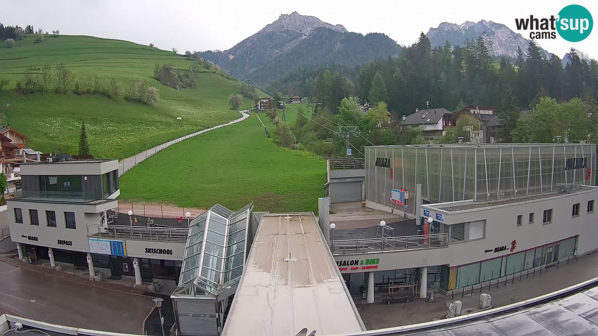 Plan de Corones Kronplatz Miara webcam en vivo – estación de valle