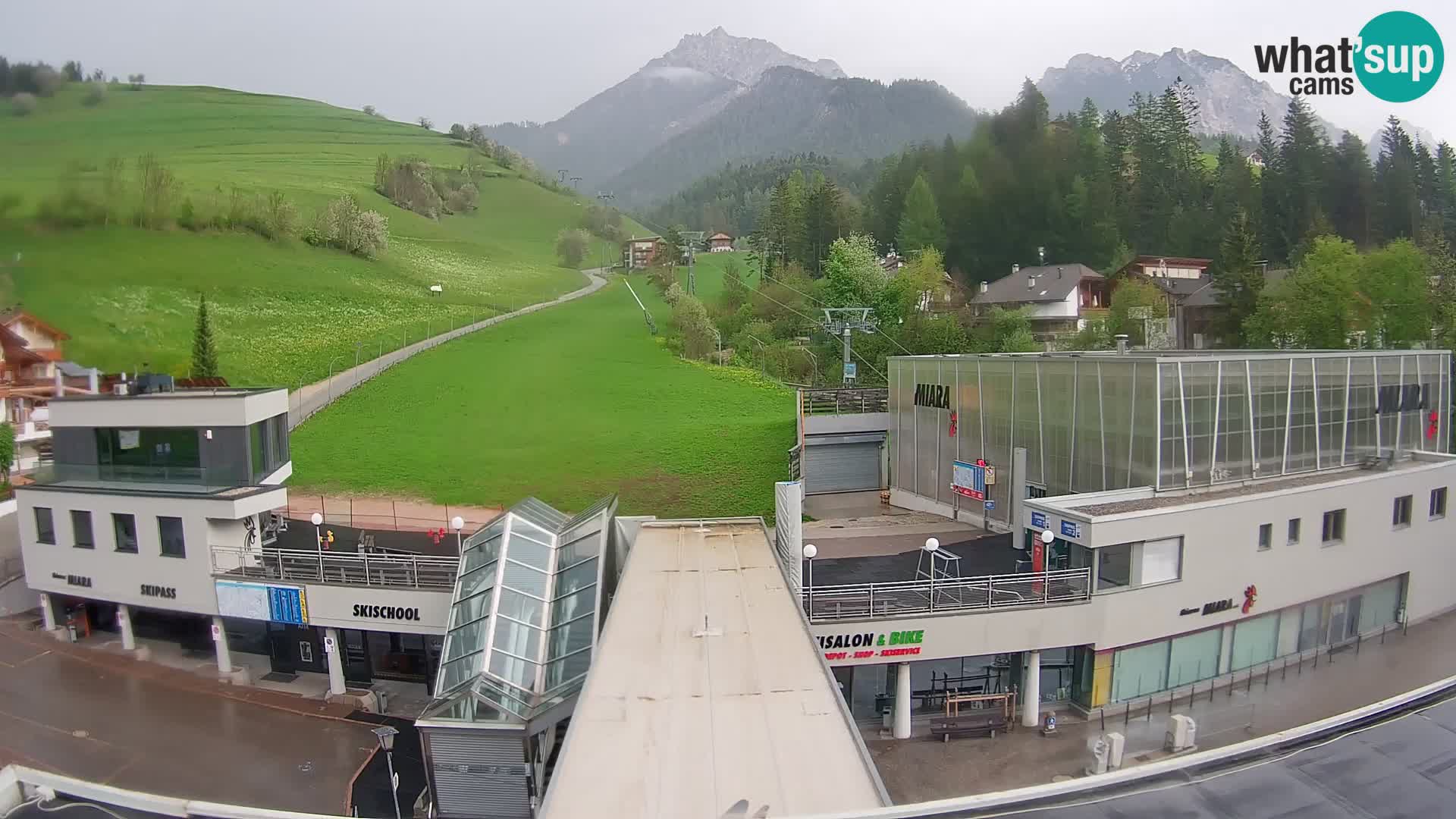 Kronplatz webcam Valley sation of Miara