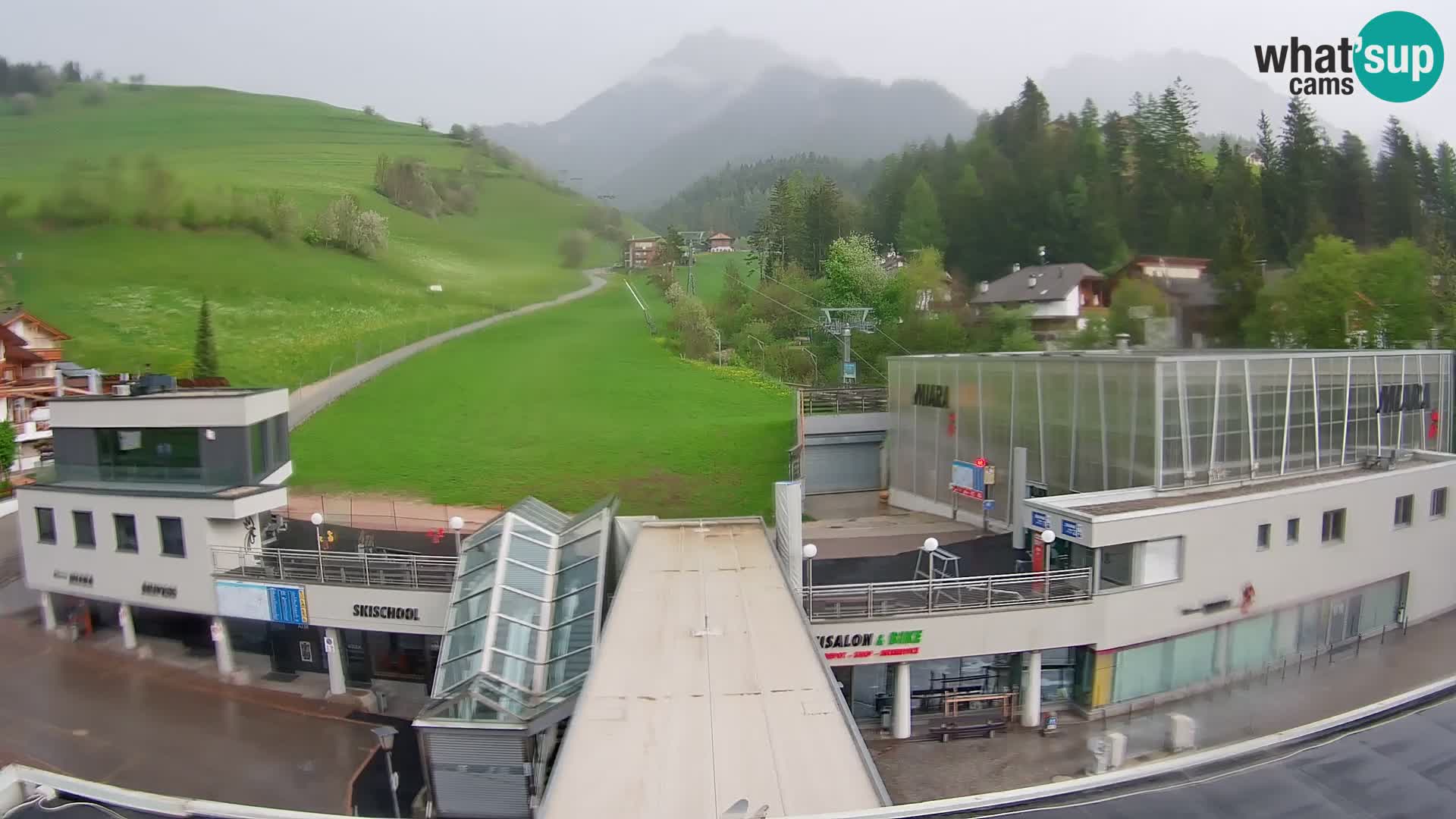 Kronplatz webcam Valley sation of Miara