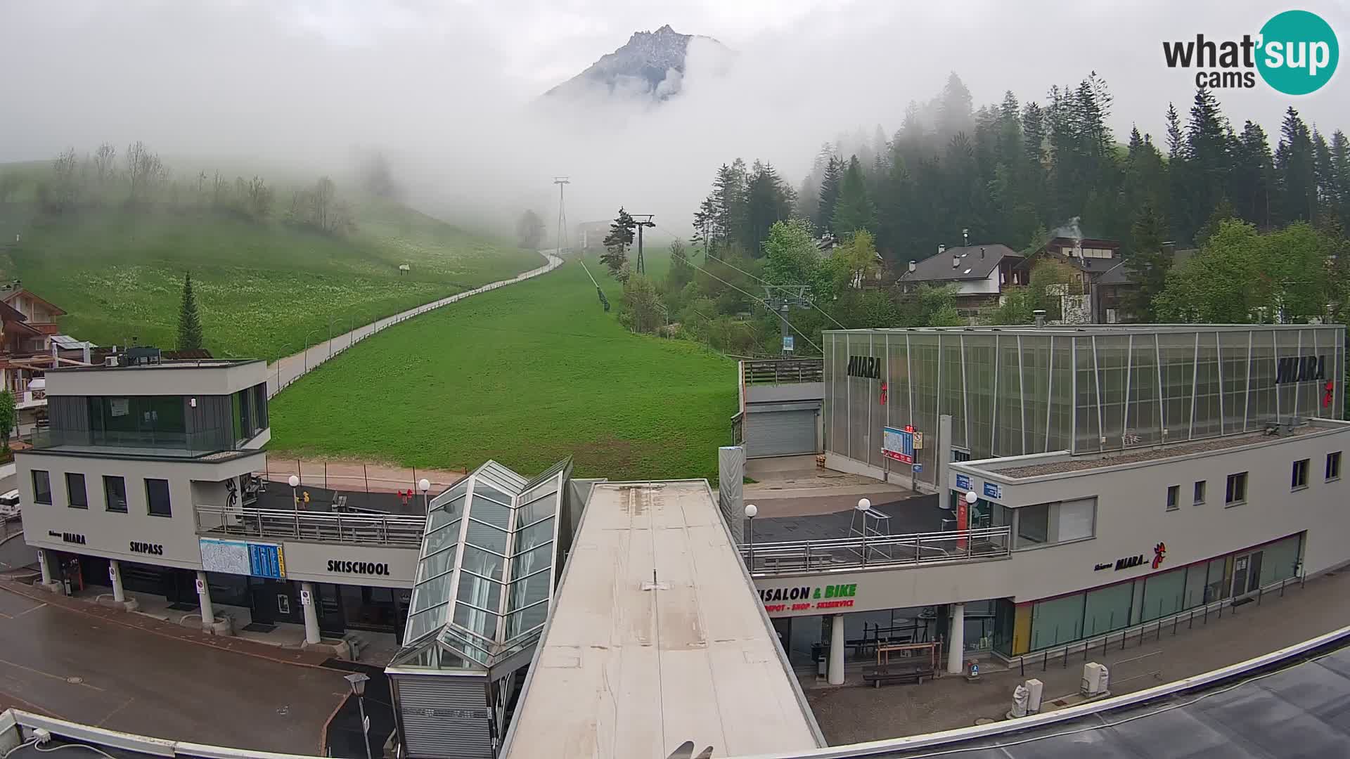Kronplatz webcam Valley sation of Miara