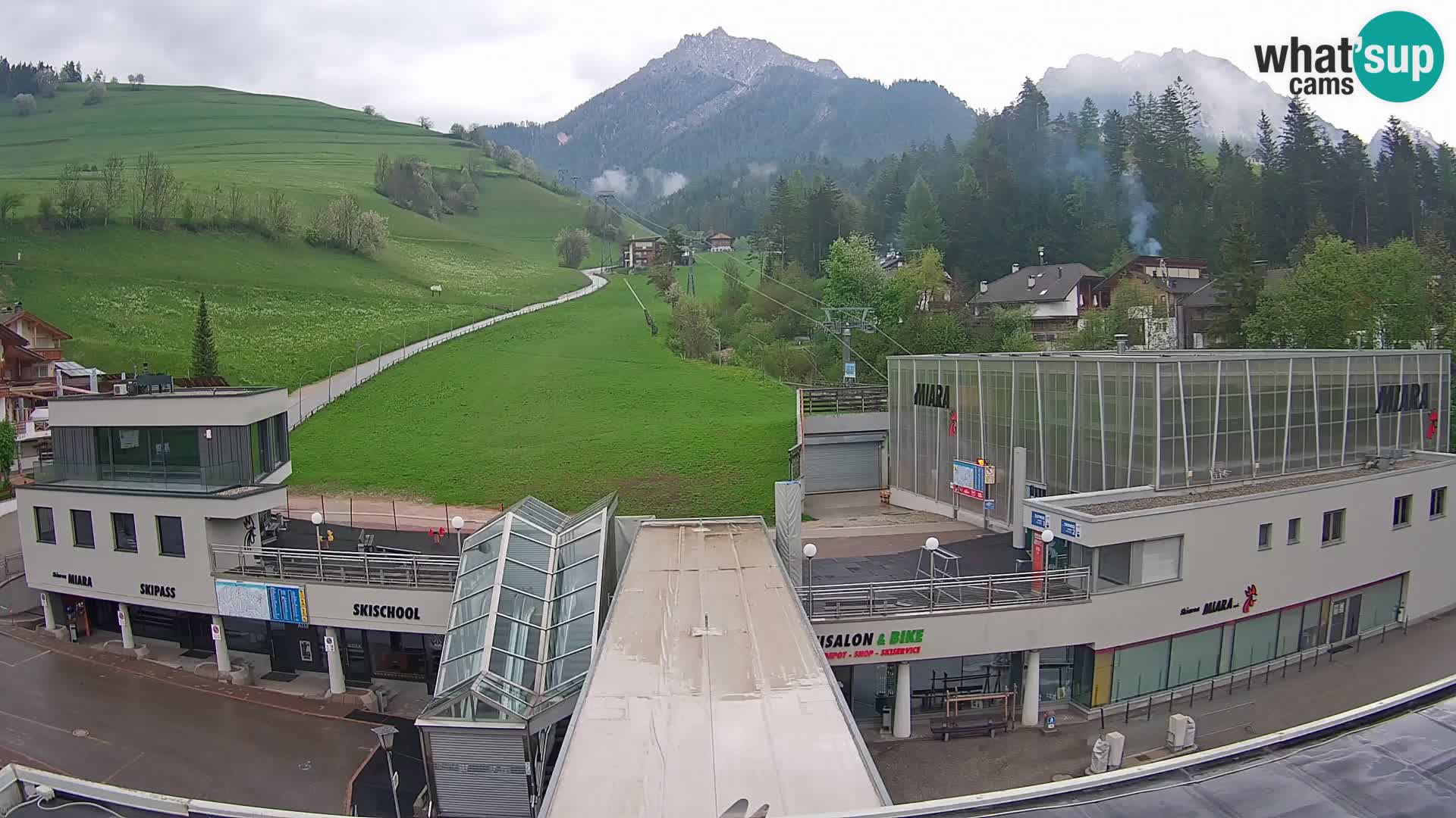 Kronplatz webcam Valley sation of Miara