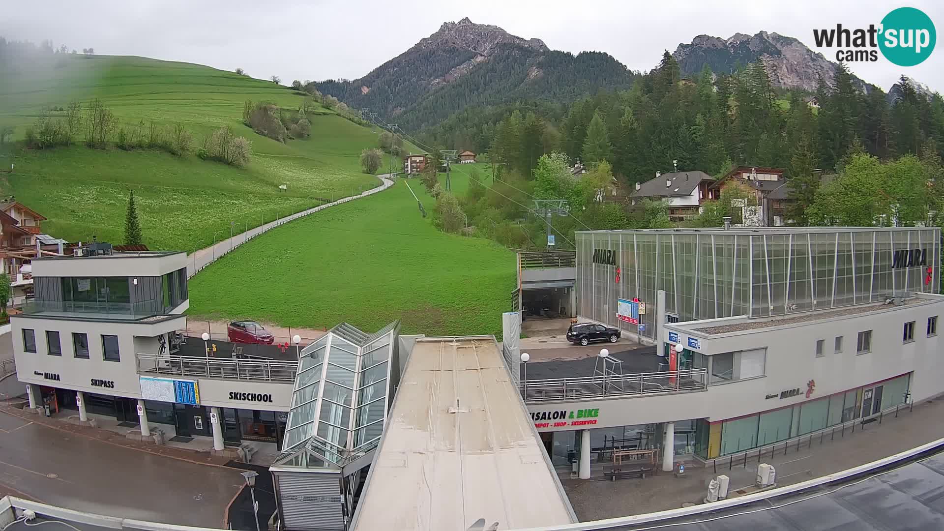 Kronplatz webcam Valley sation of Miara