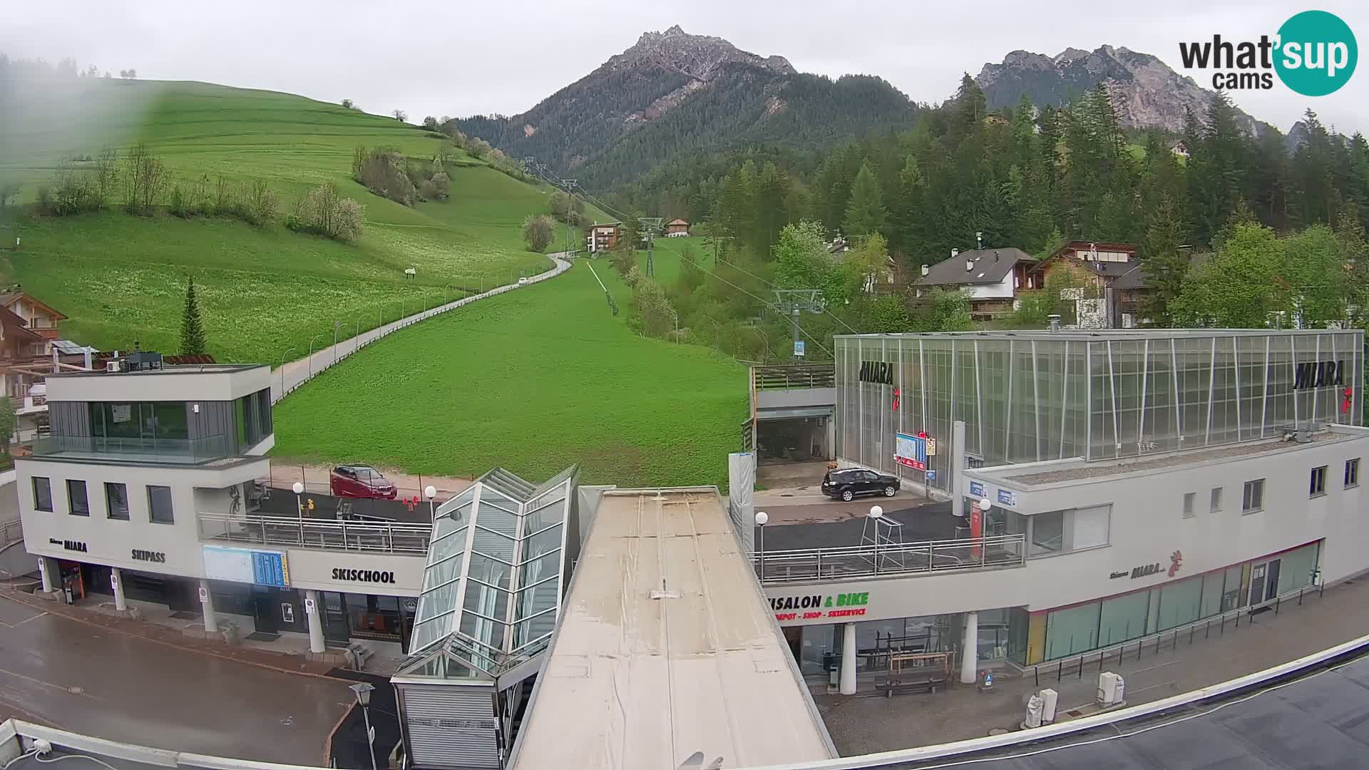 Kronplatz webcam Valley sation of Miara