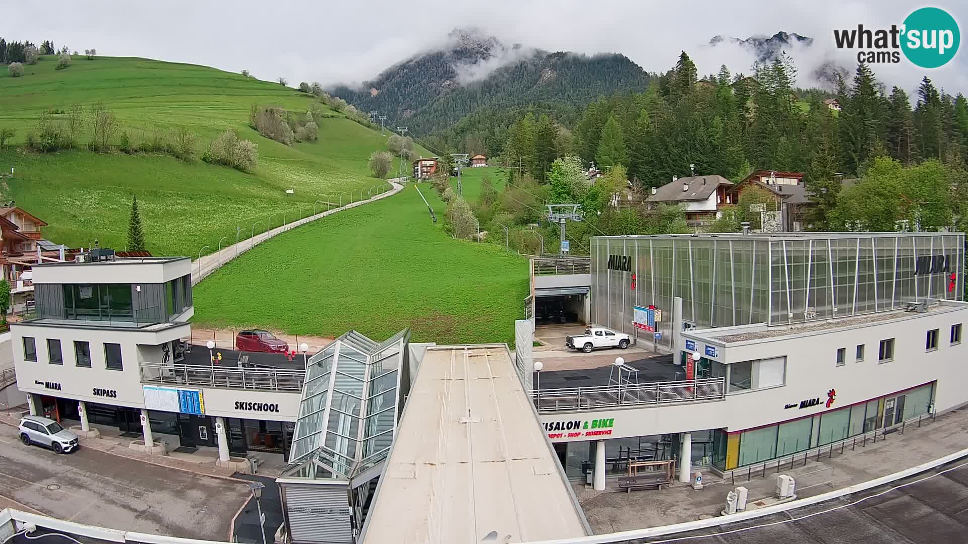 Kronplatz spletna kamera Miara spodnja postaja
