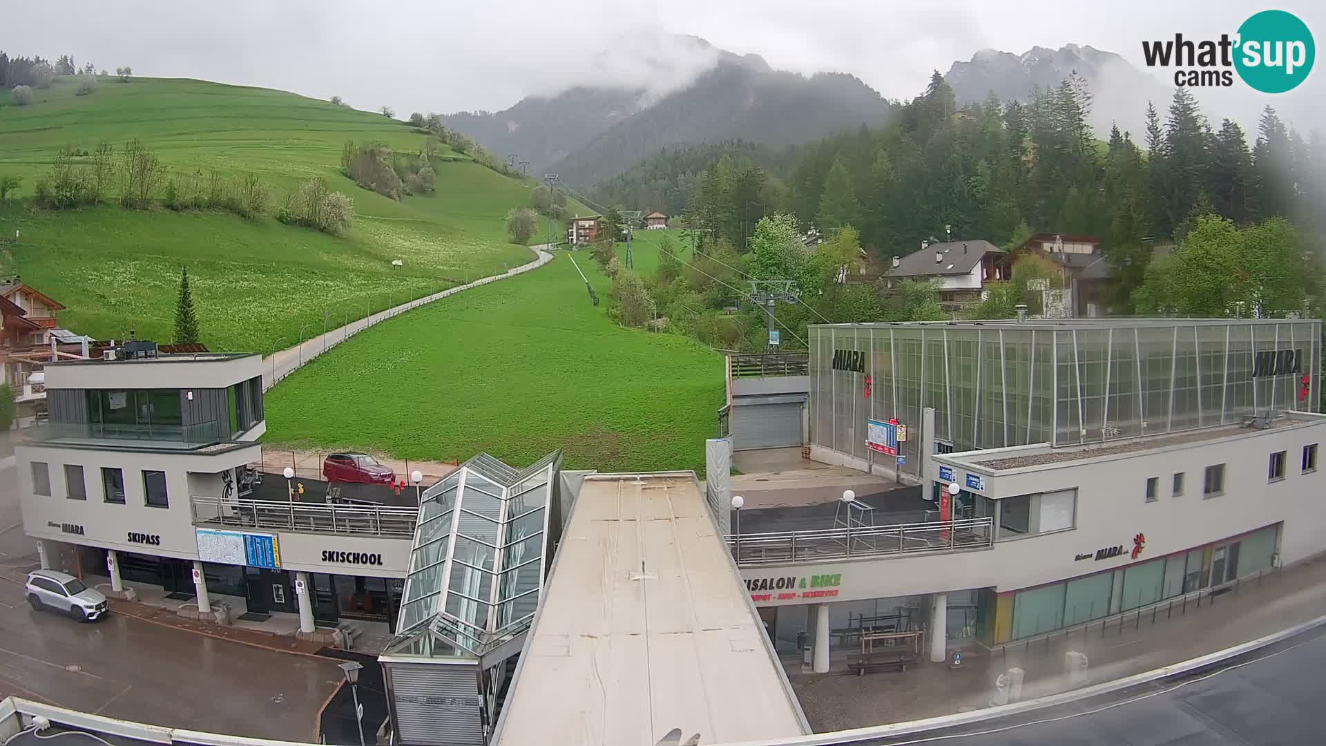 Kronplatz webcam Valley sation of Miara