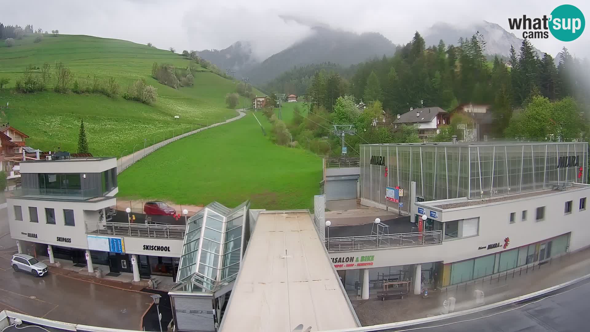 Kronplatz webcam Valley sation of Miara