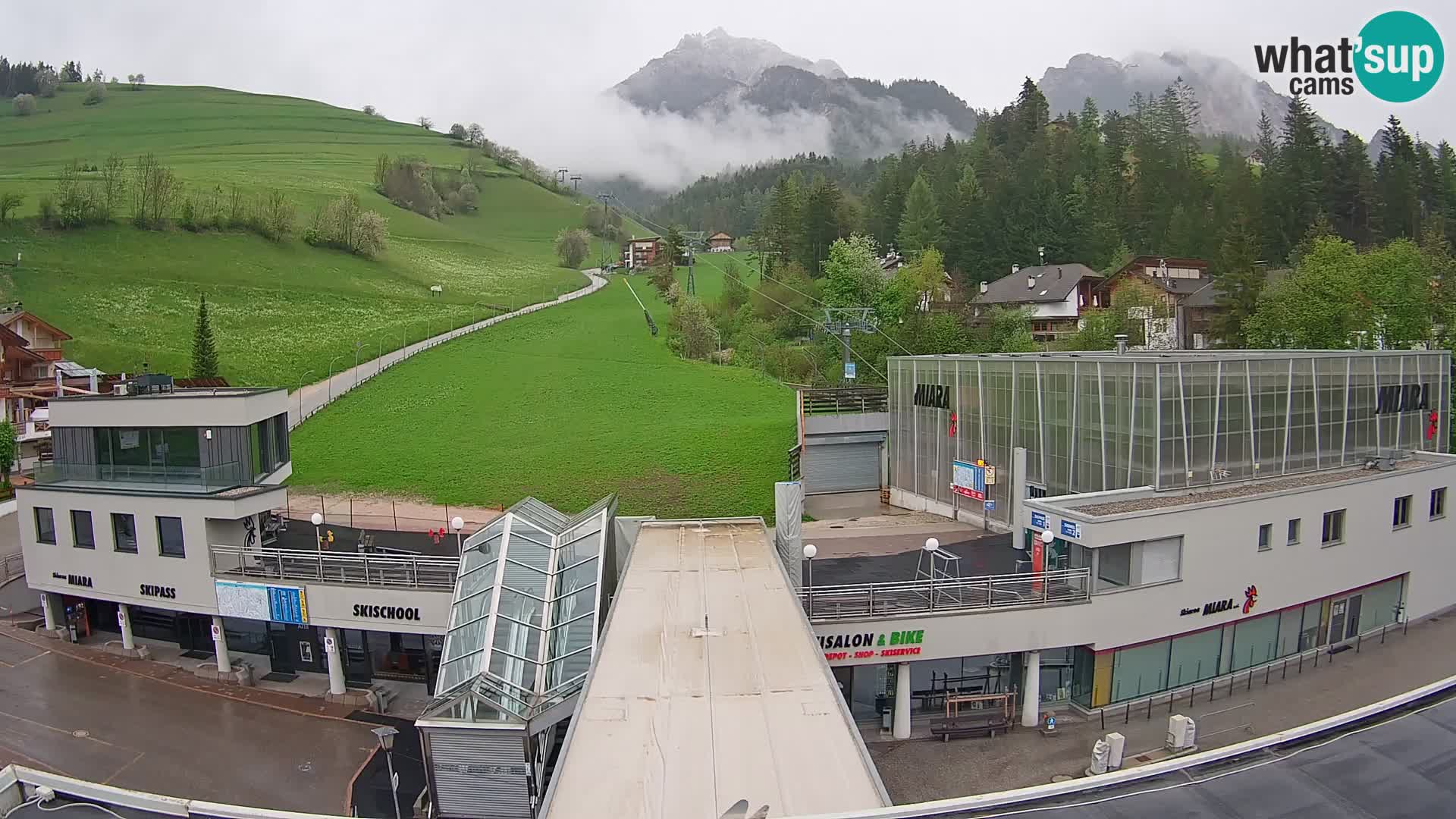 Kronplatz spletna kamera Miara spodnja postaja