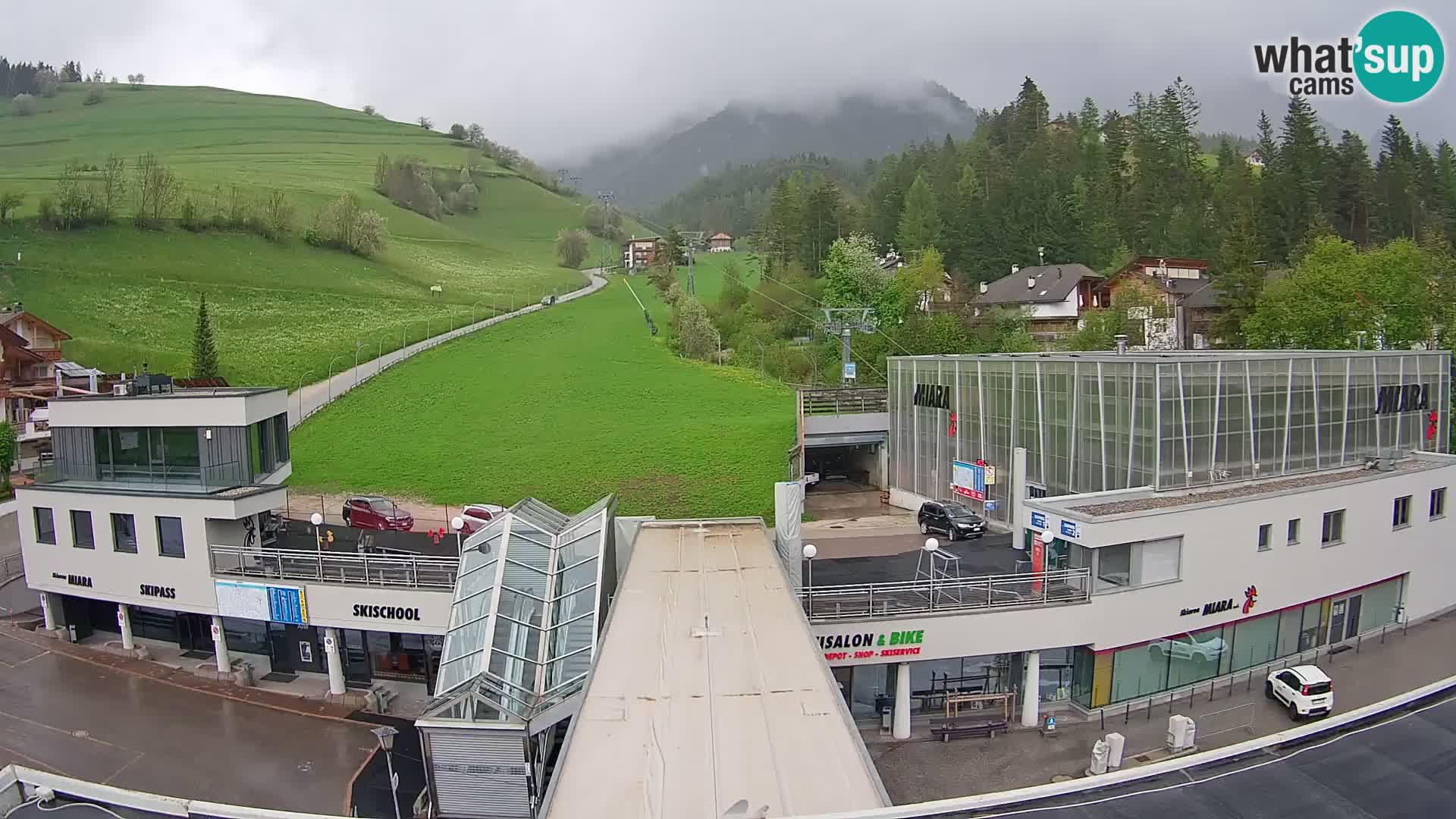Kronplatz spletna kamera Miara spodnja postaja