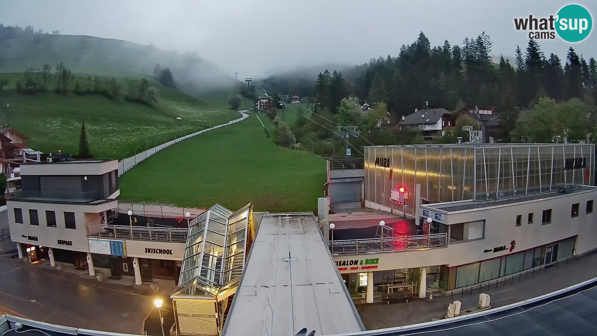 Kronplatz spletna kamera Miara spodnja postaja