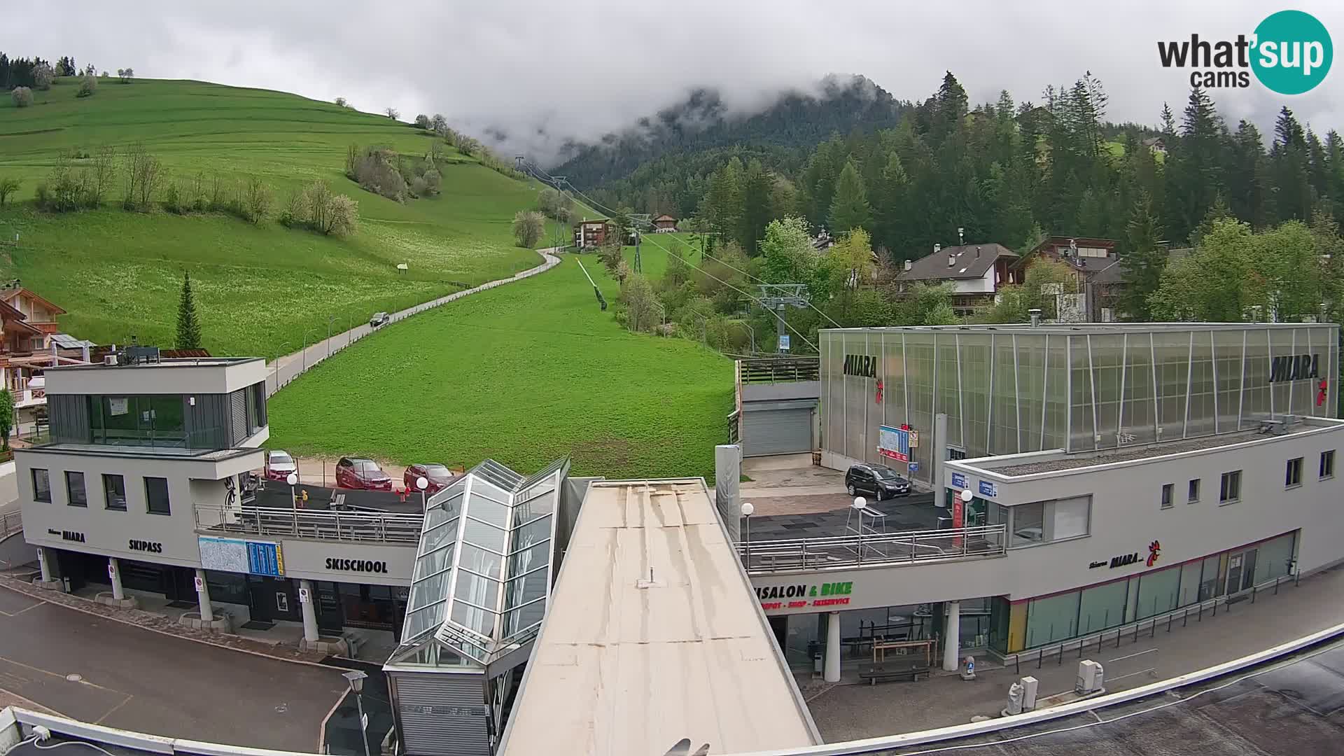 Kronplatz webcam Valley sation of Miara