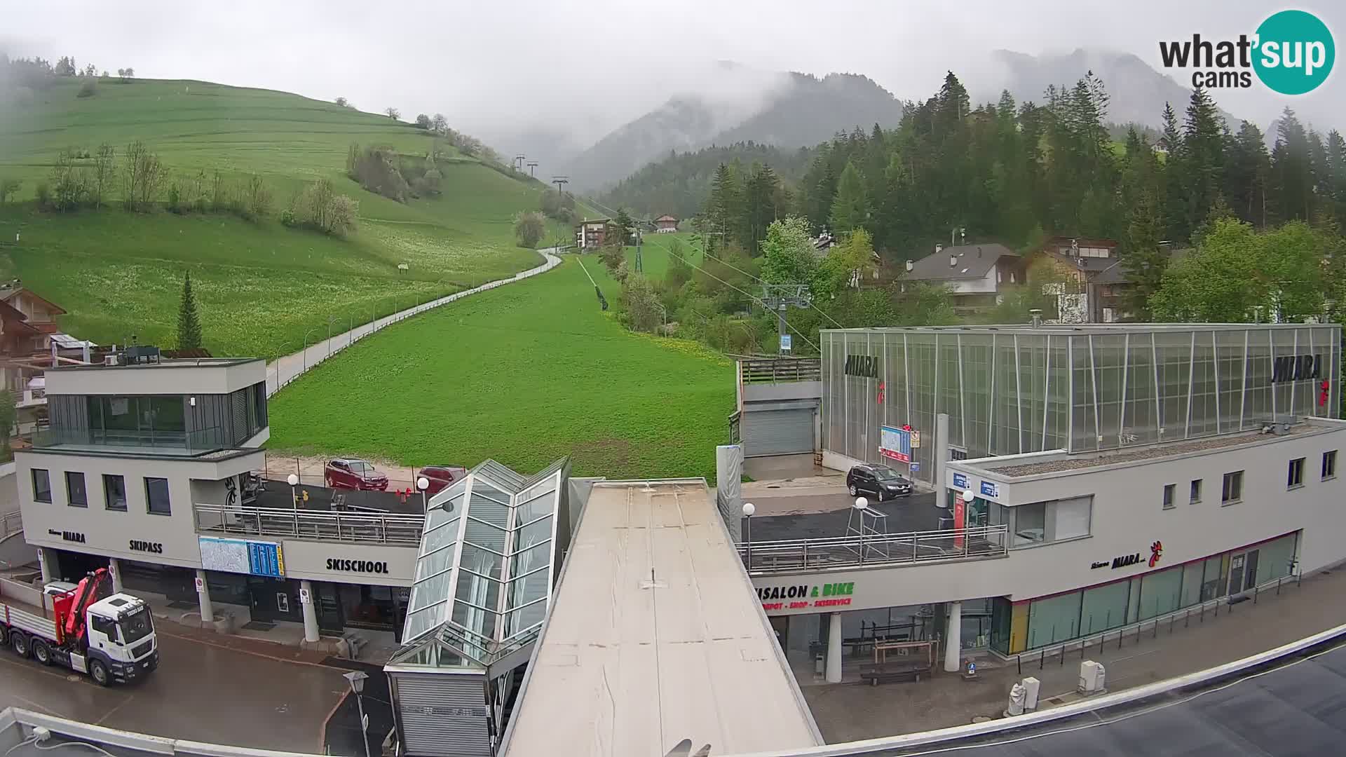Kronplatz webcam Valley sation of Miara