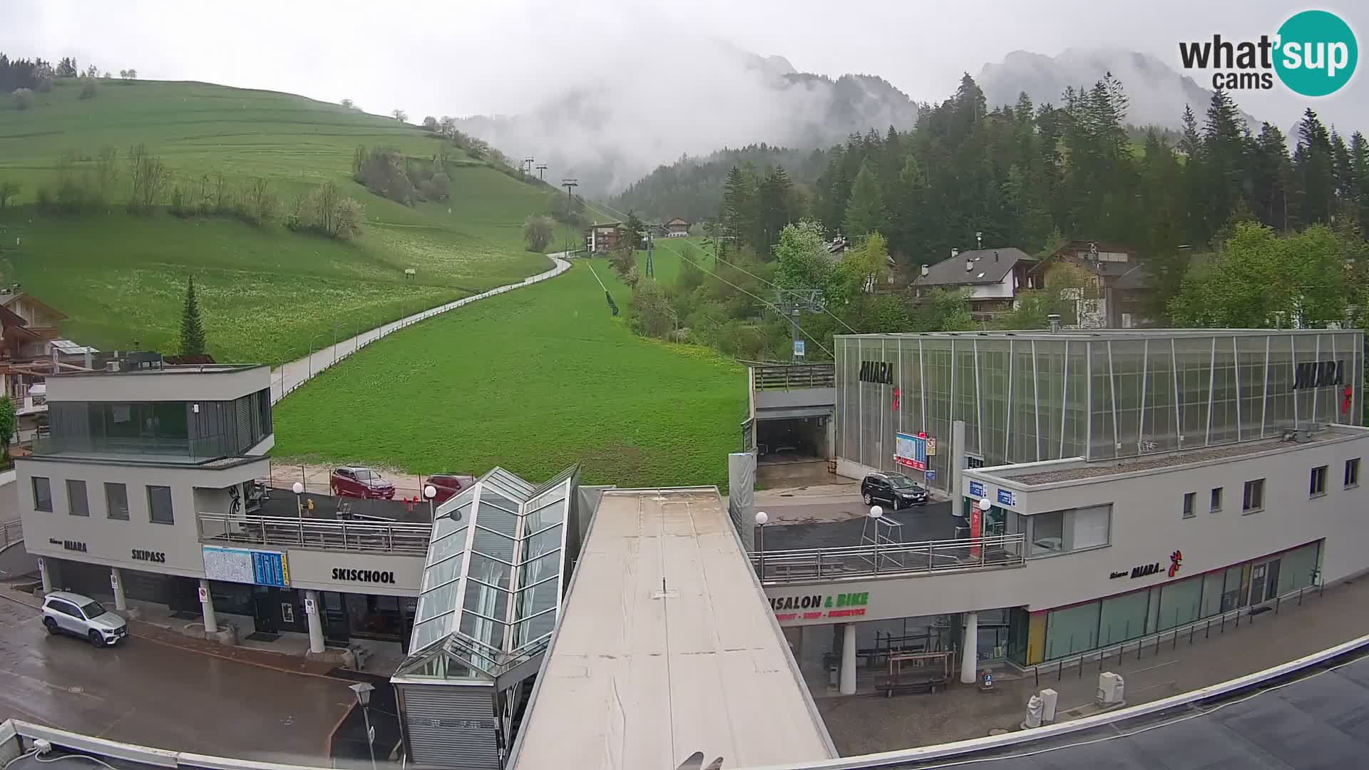 Kronplatz webcam Valley sation of Miara