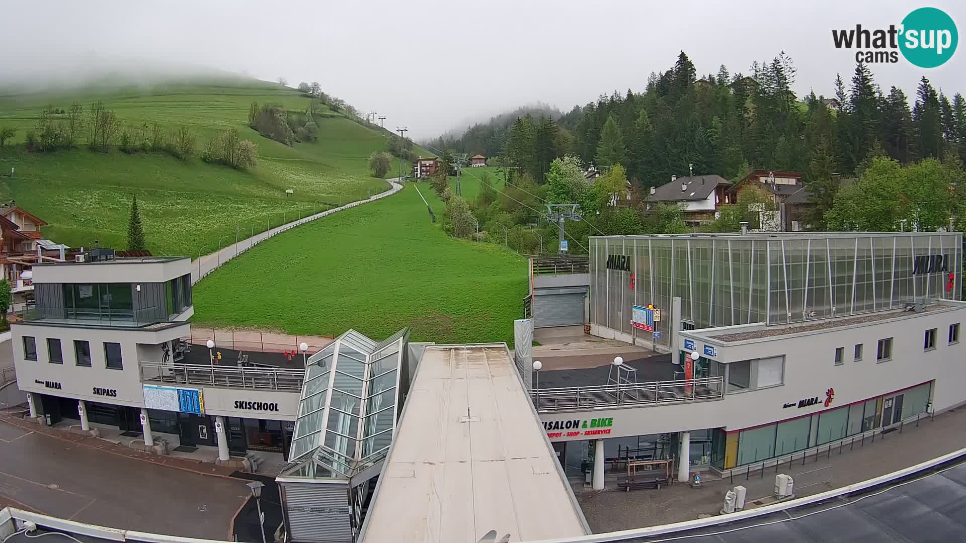 Kronplatz webcam Valley sation of Miara