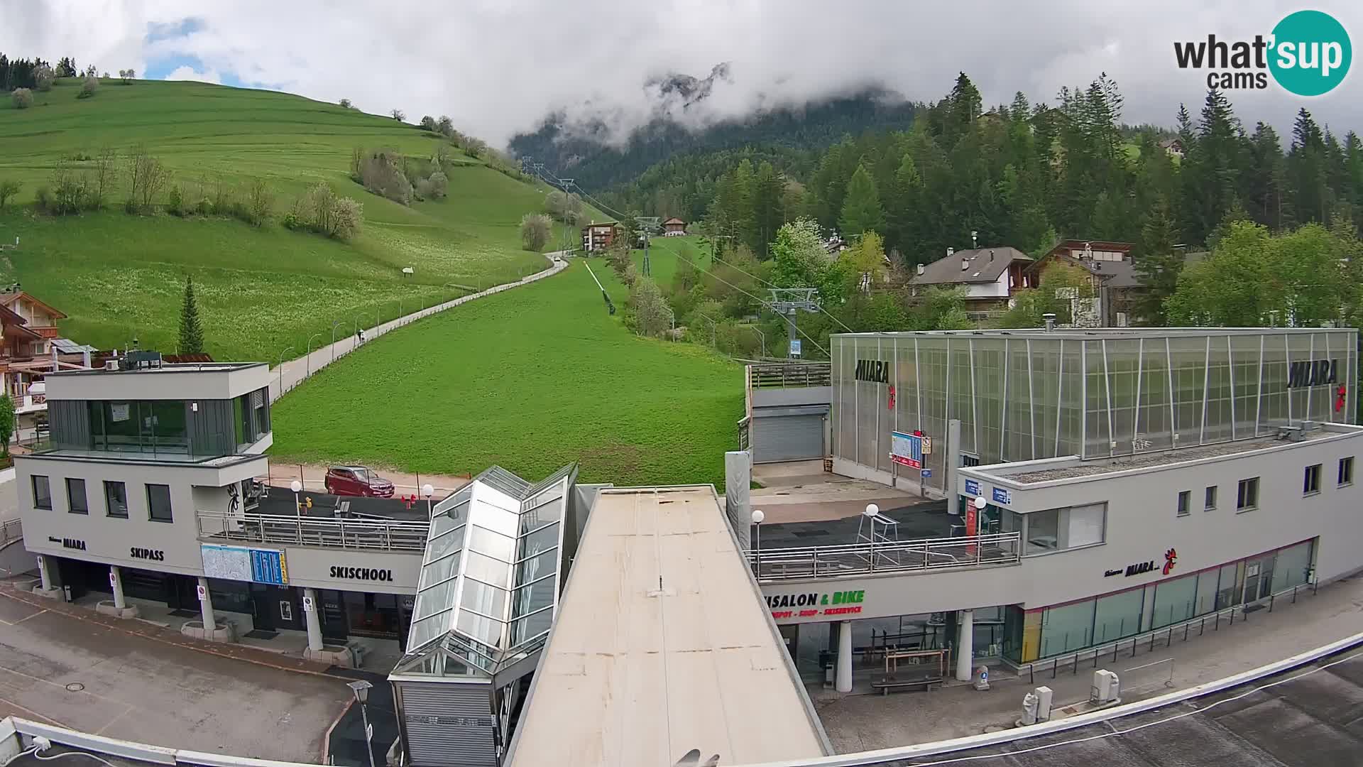Kronplatz webcam Valley sation of Miara