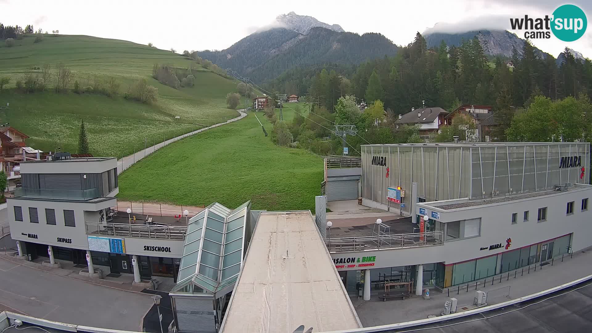 Plan de Corones Kronplatz Miara webcam en vivo – estación de valle