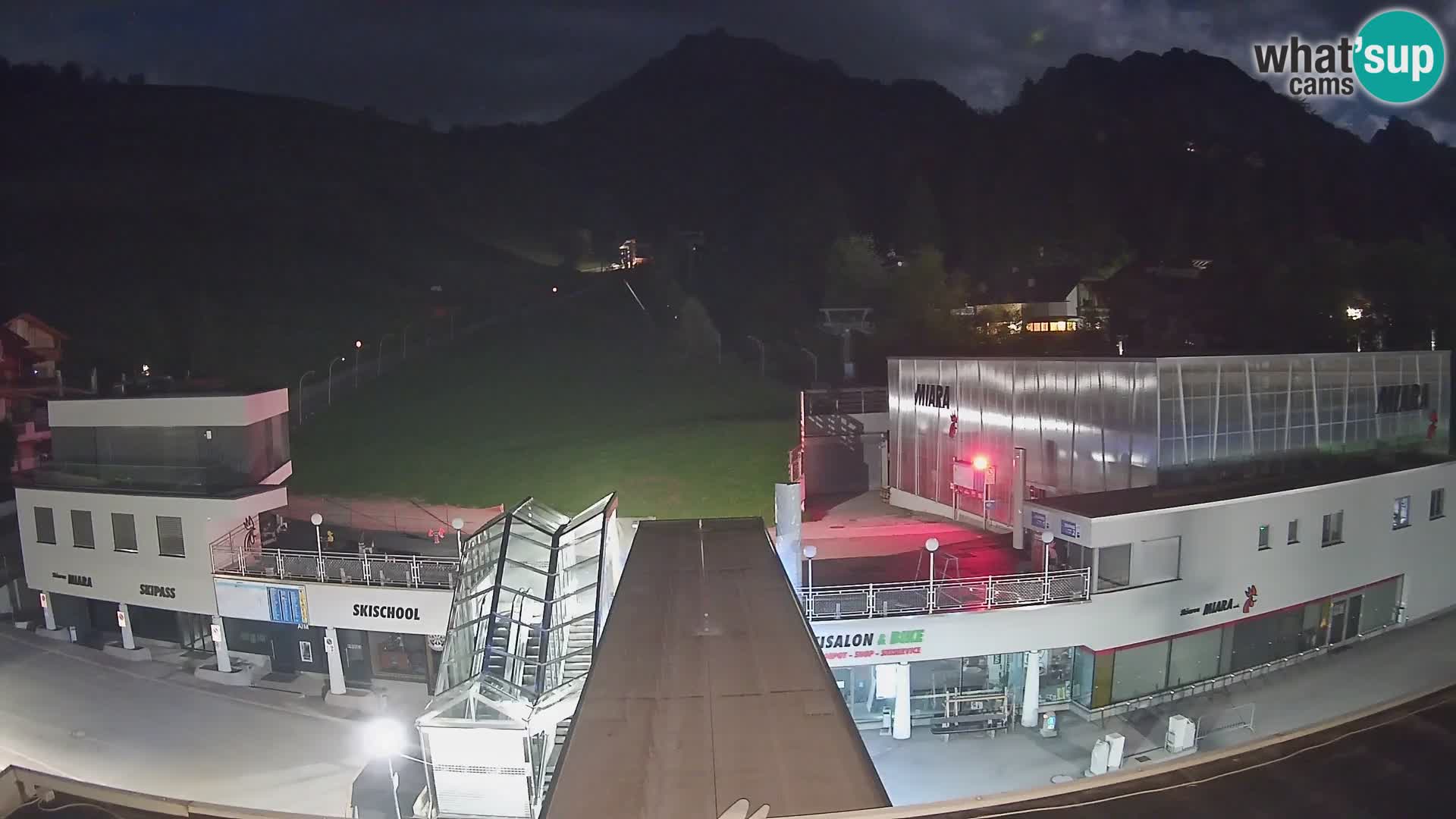 Plan de Corones Kronplatz Miara webcam en vivo – estación de valle