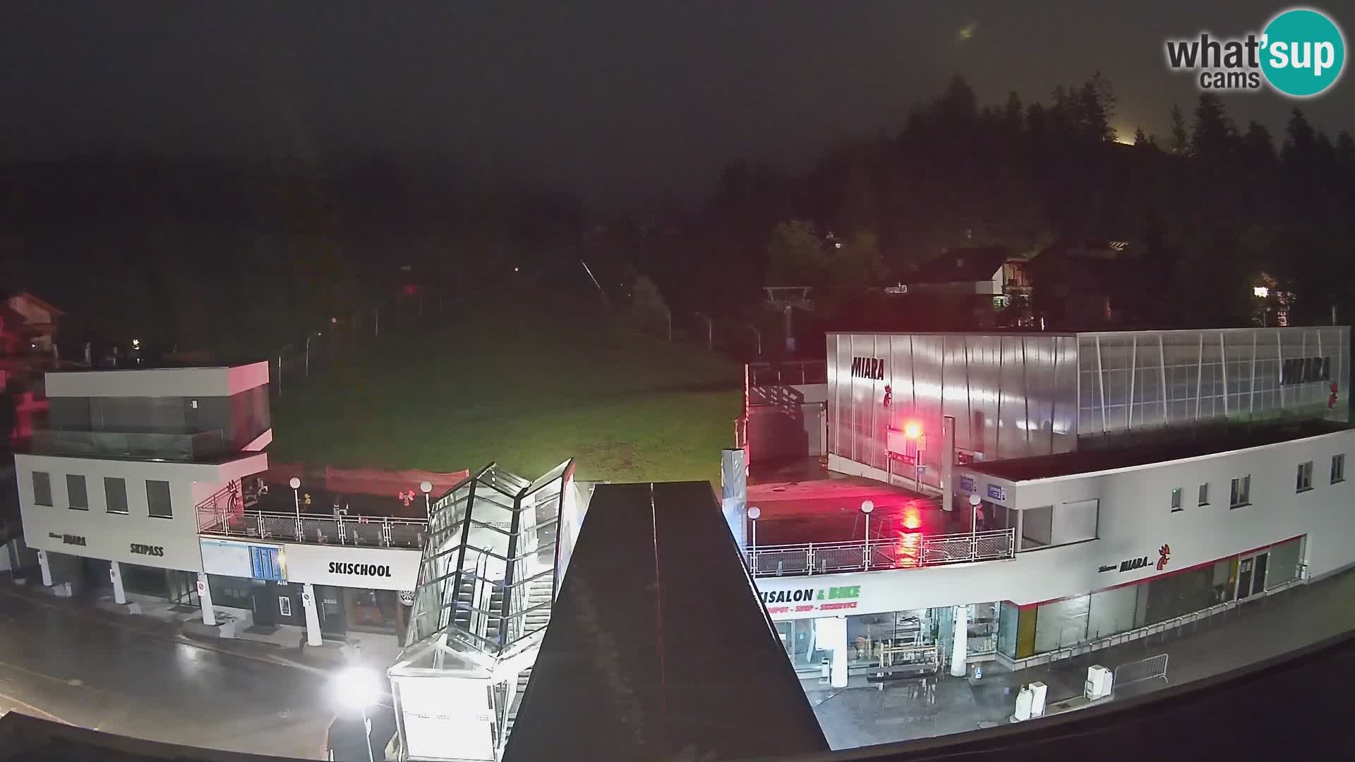 Kronplatz spletna kamera Miara spodnja postaja